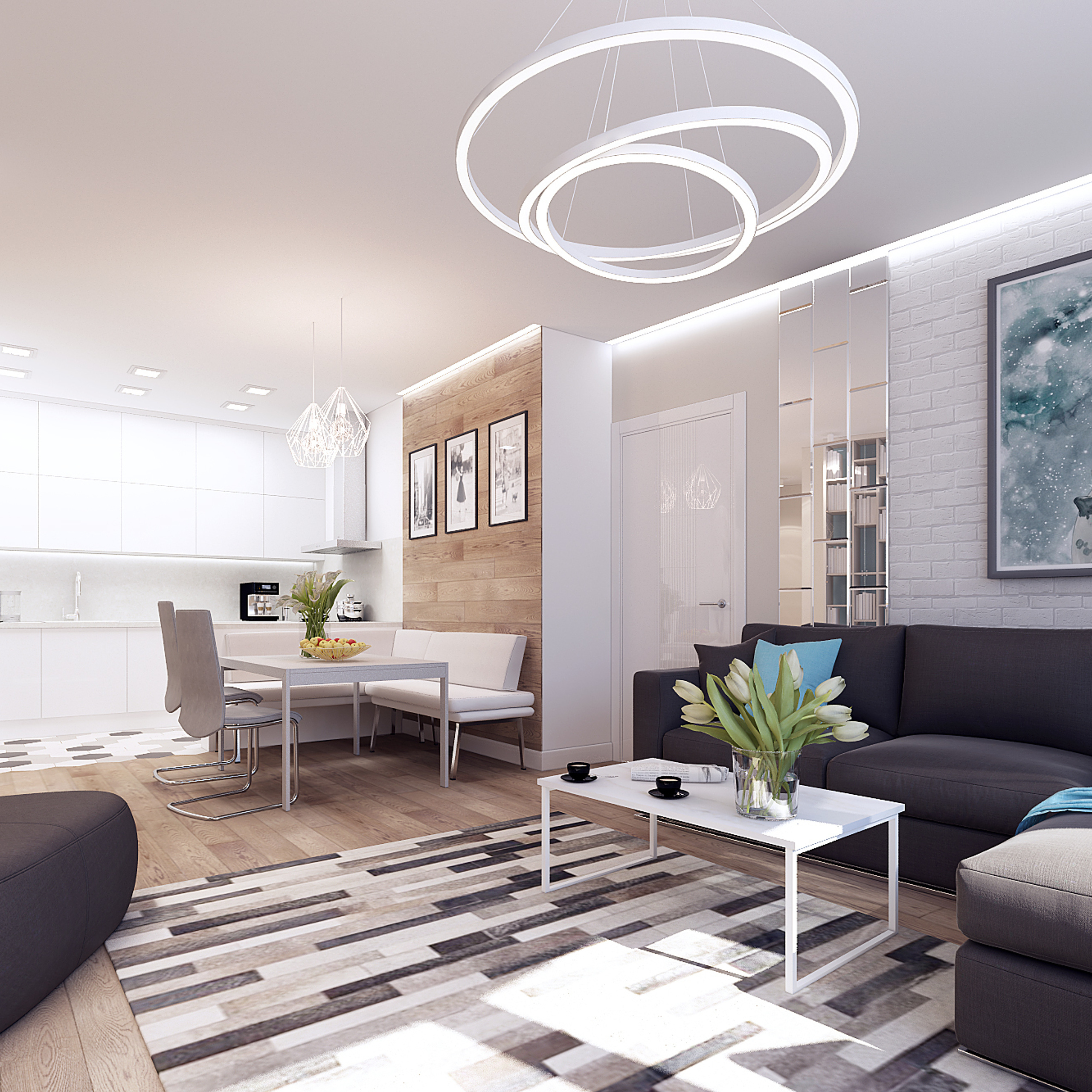 ЖК Московский. 2-к квартира. 57 м². Авторский дизайн интерьера