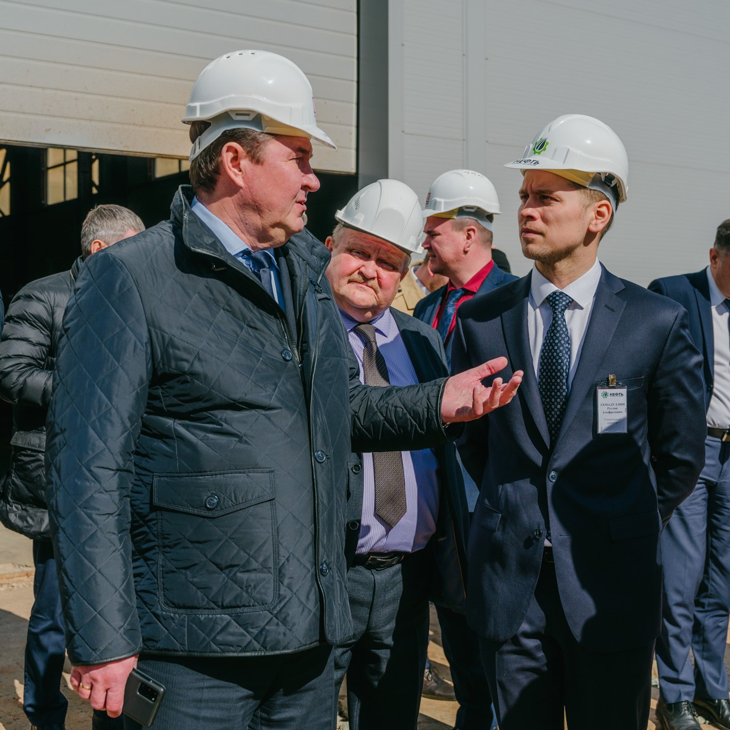 Встреча делегации. Компания «Нефть»