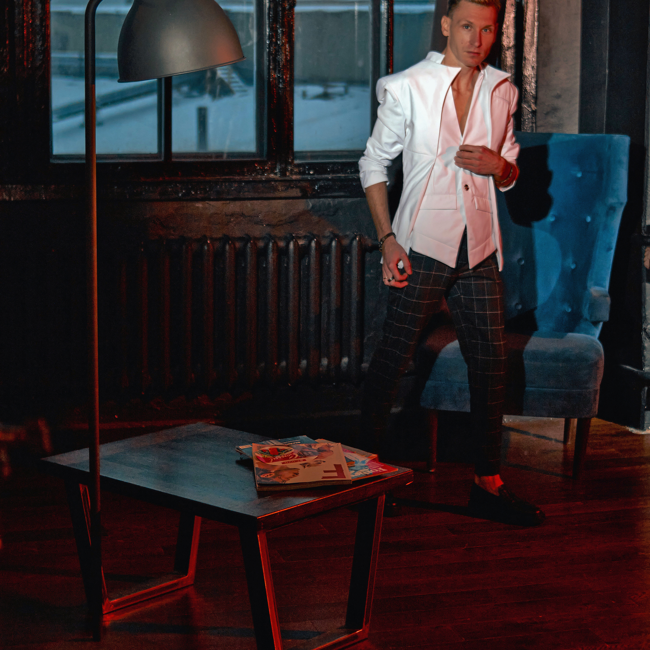 Денис со змеей. Андрей Дудкин. Контент фотограф в Москве