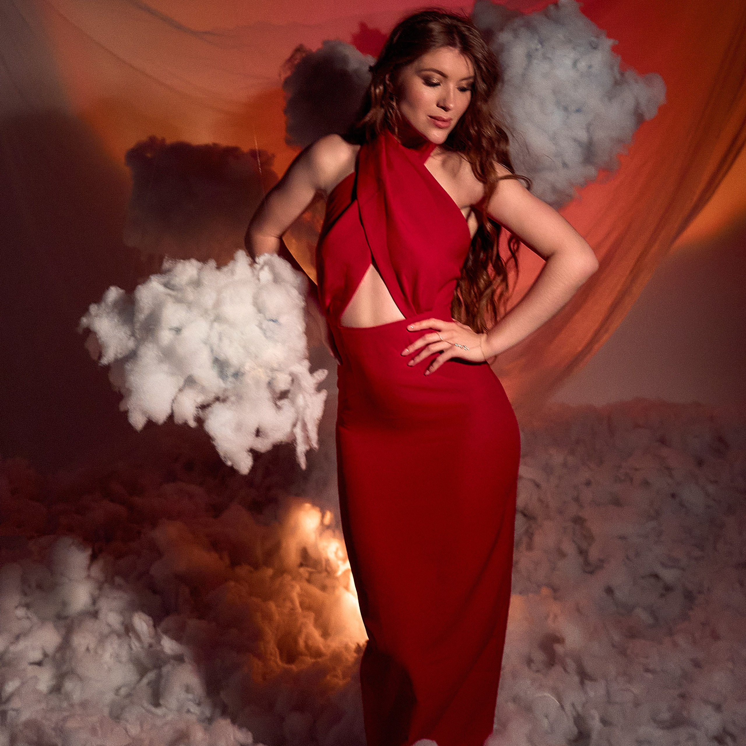 Ксения в Облаках. Андрей Дудкин. Контент фотограф в Москве