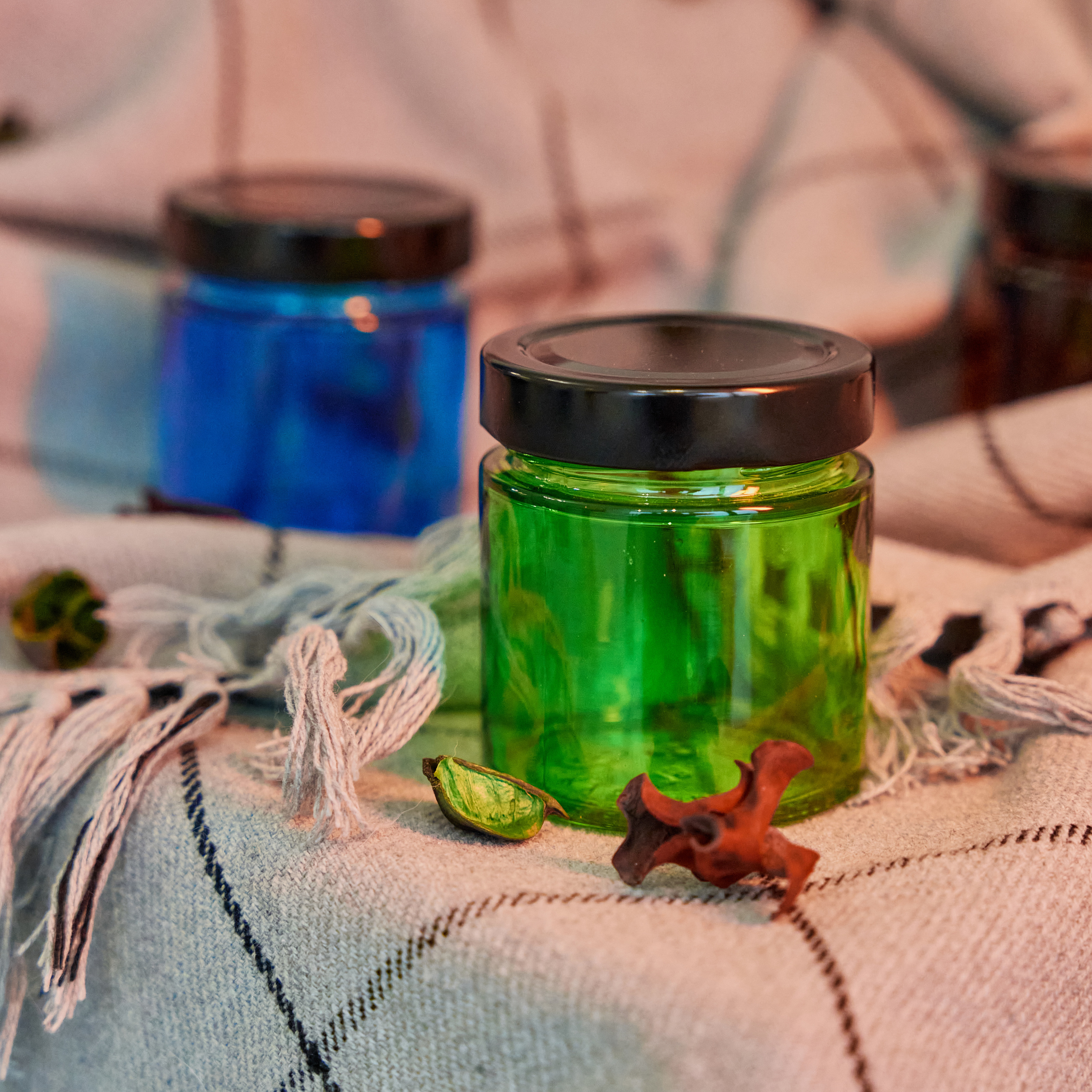 Стеклянные банки для свечей. Авито, маркетплейсы. Андрей Дудкин. Контент фотограф в Москве