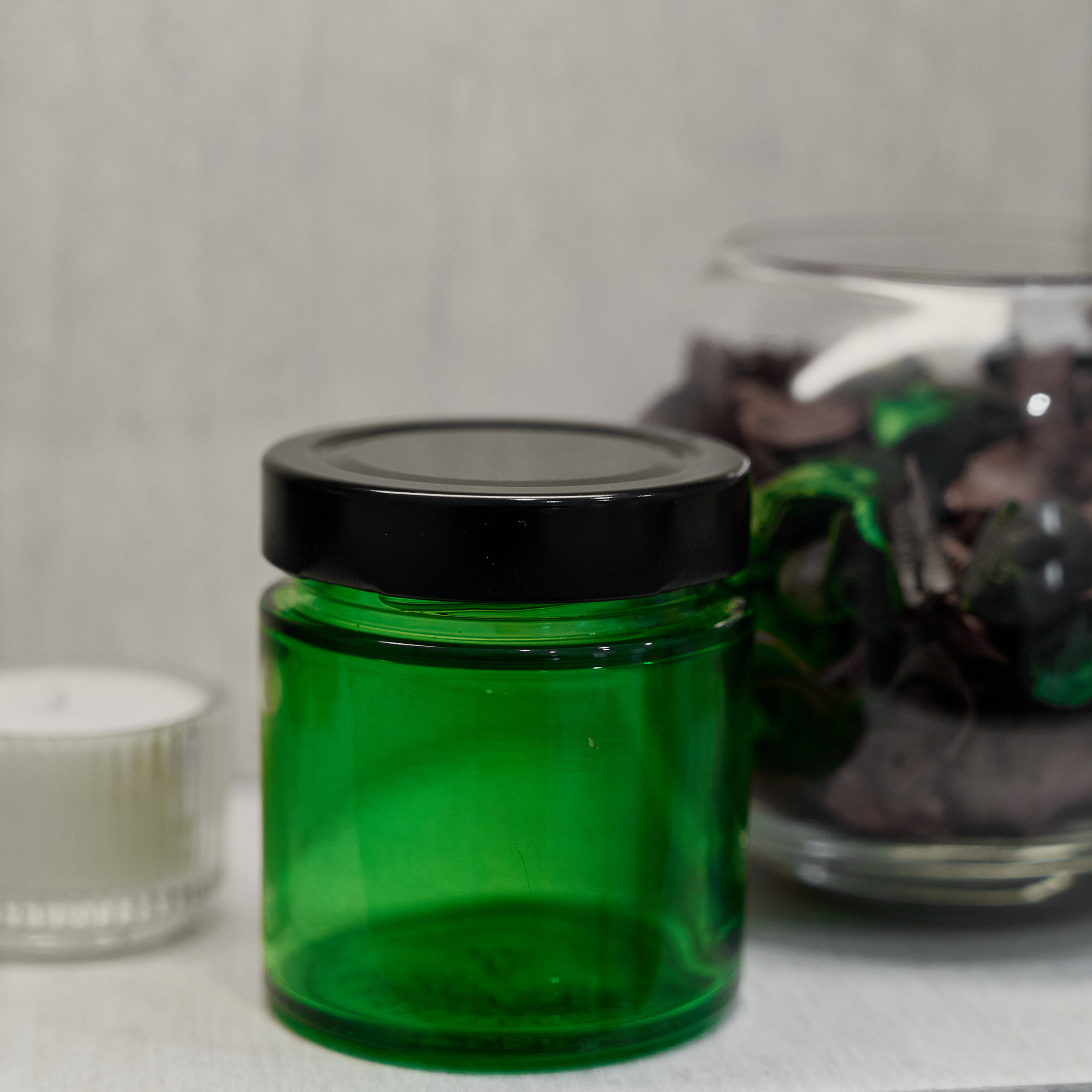 Стеклянные банки для свечей. Авито, маркетплейсы. Андрей Дудкин. Контент фотограф в Москве