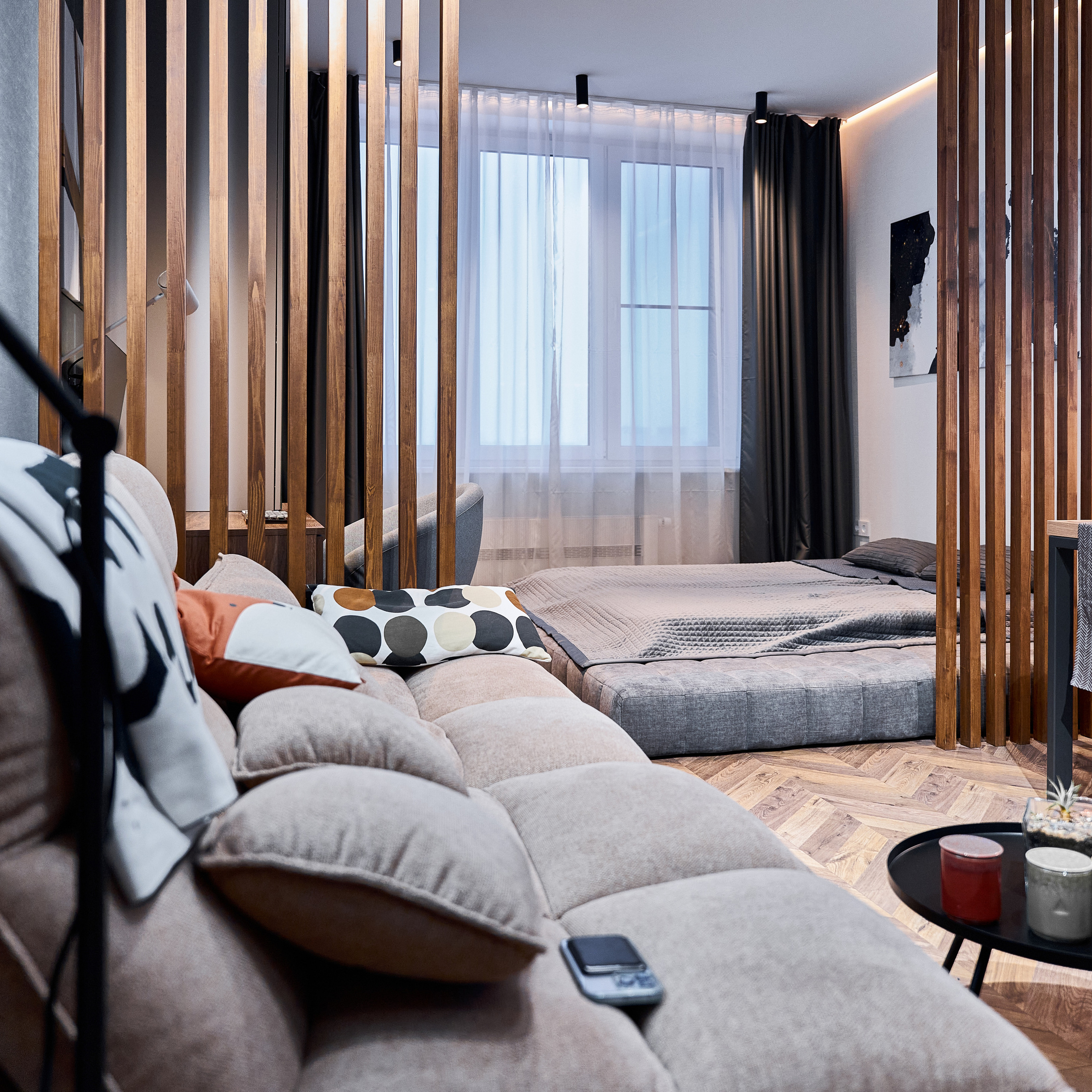 Дизайн интерьера квартиры-студии. Андрей Дудкин. Контент фотограф в Москве