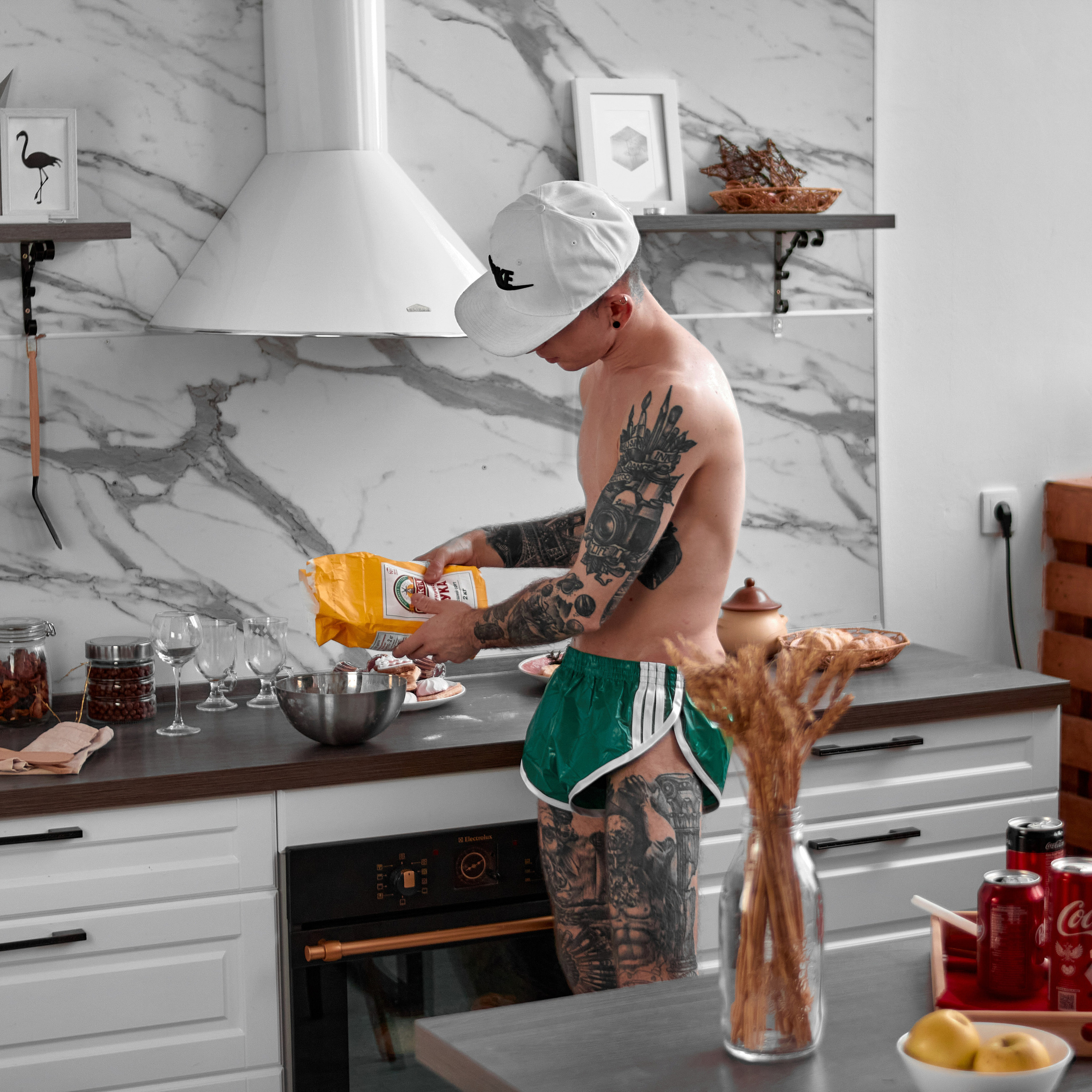 Женя x Прачечная и кухня. Андрей Дудкин. Контент фотограф в Москве