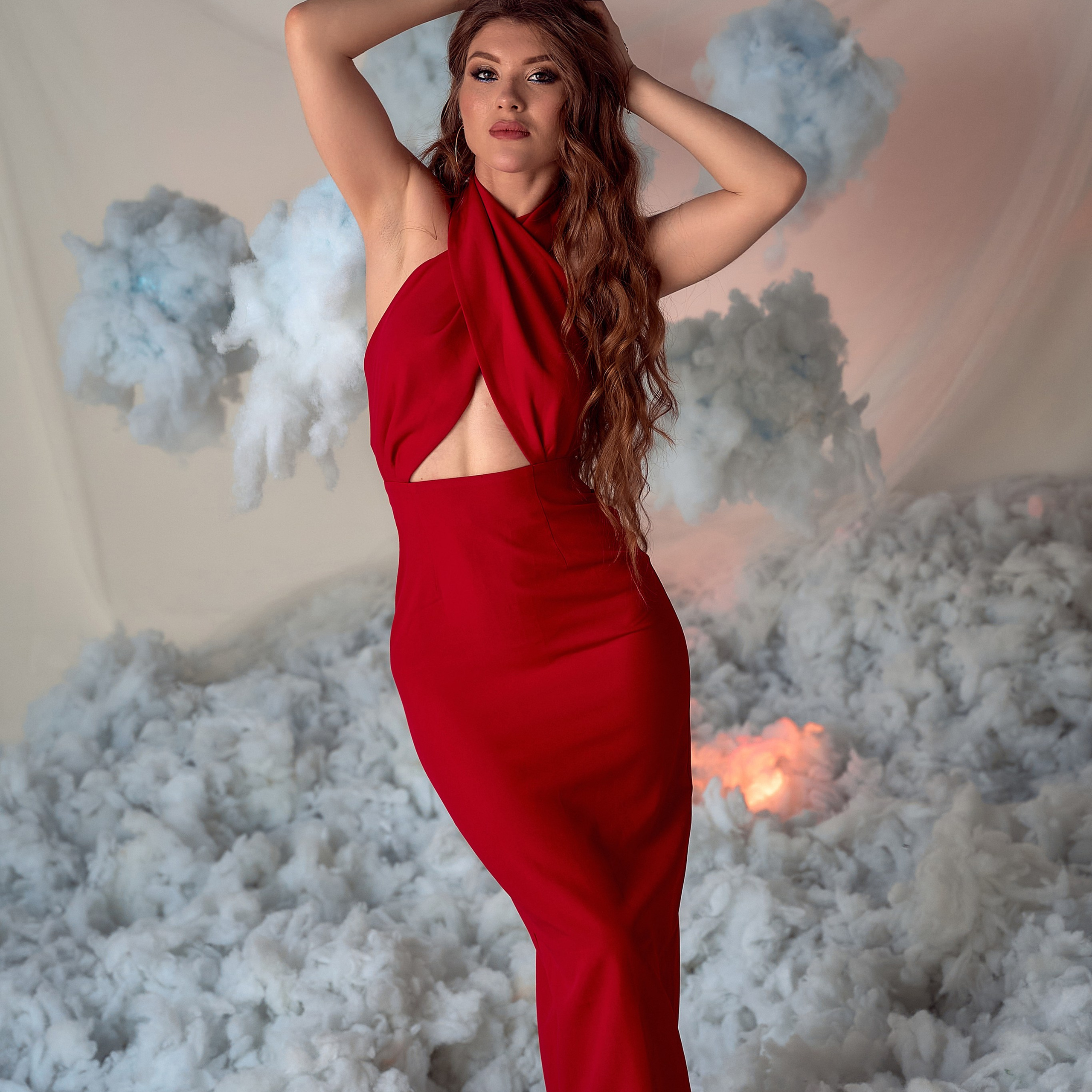 Ксения в Облаках. Андрей Дудкин. Контент фотограф в Москве