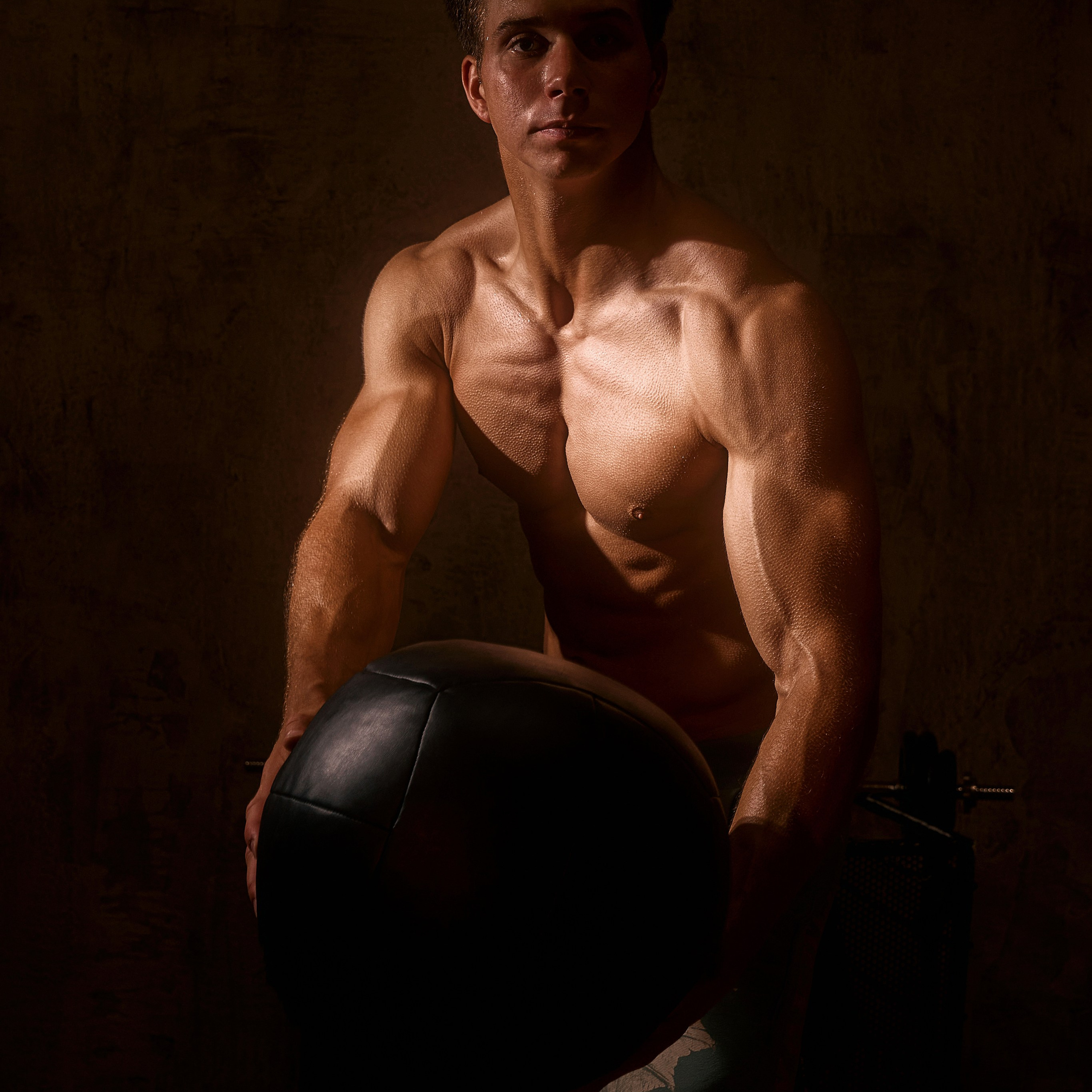 Артур х Тренировка в зале. Андрей Дудкин. Контент фотограф в Москве