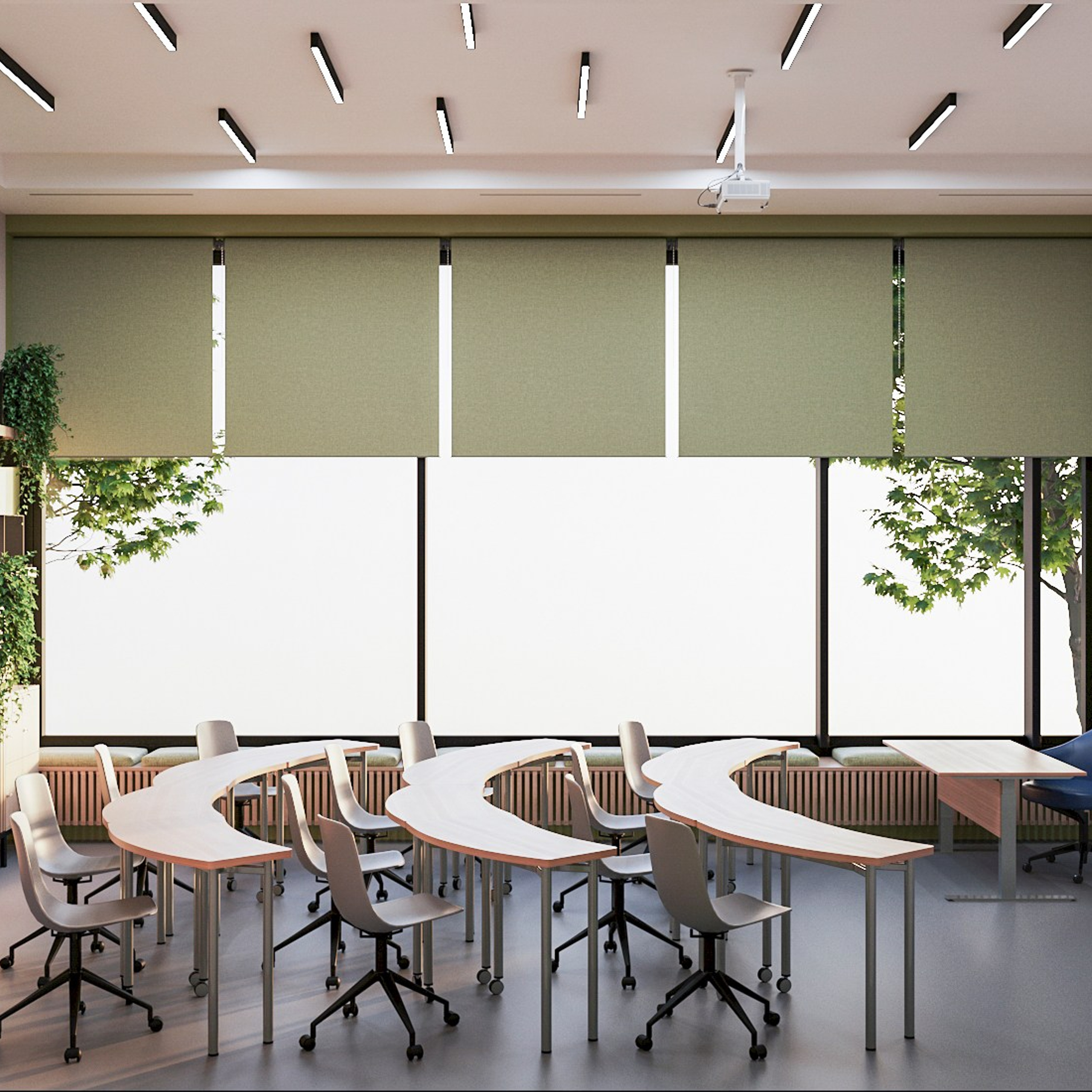 Школа в Подмосковье. Дизайнер интерьеров в Москве Валерия Николаева