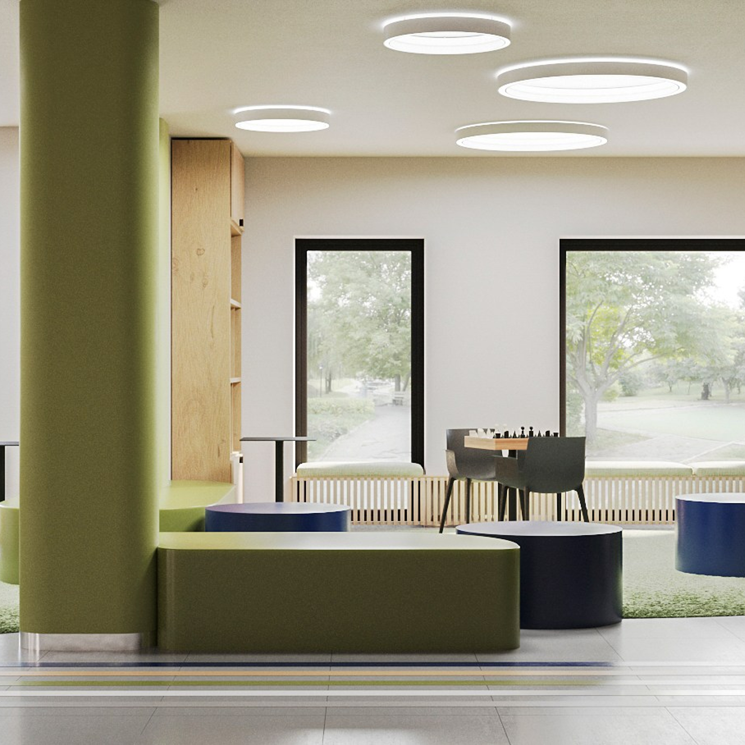 Школа в Подмосковье. Дизайнер интерьеров в Москве Валерия Николаева