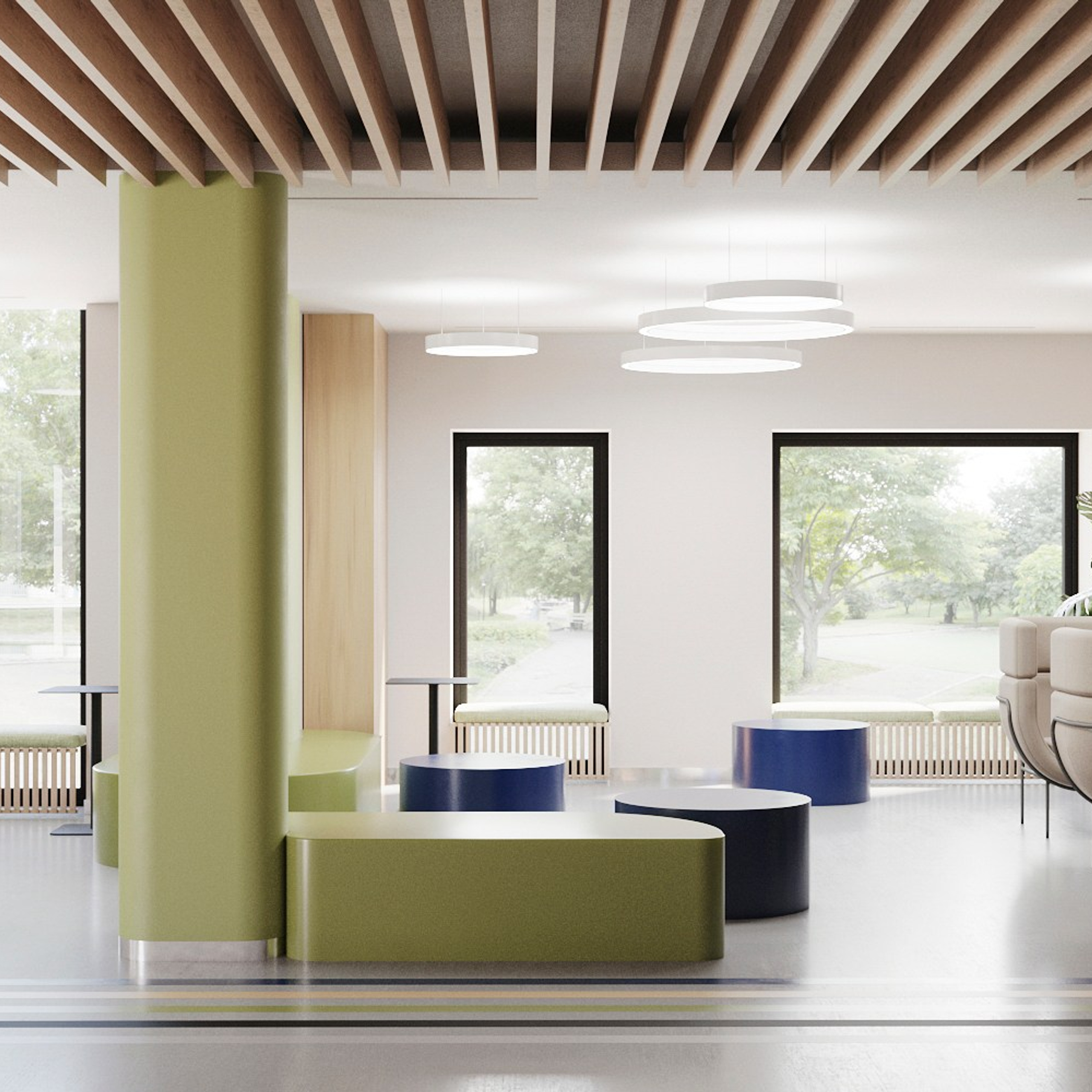 Школа в Подмосковье. Дизайнер интерьеров в Москве Валерия Николаева