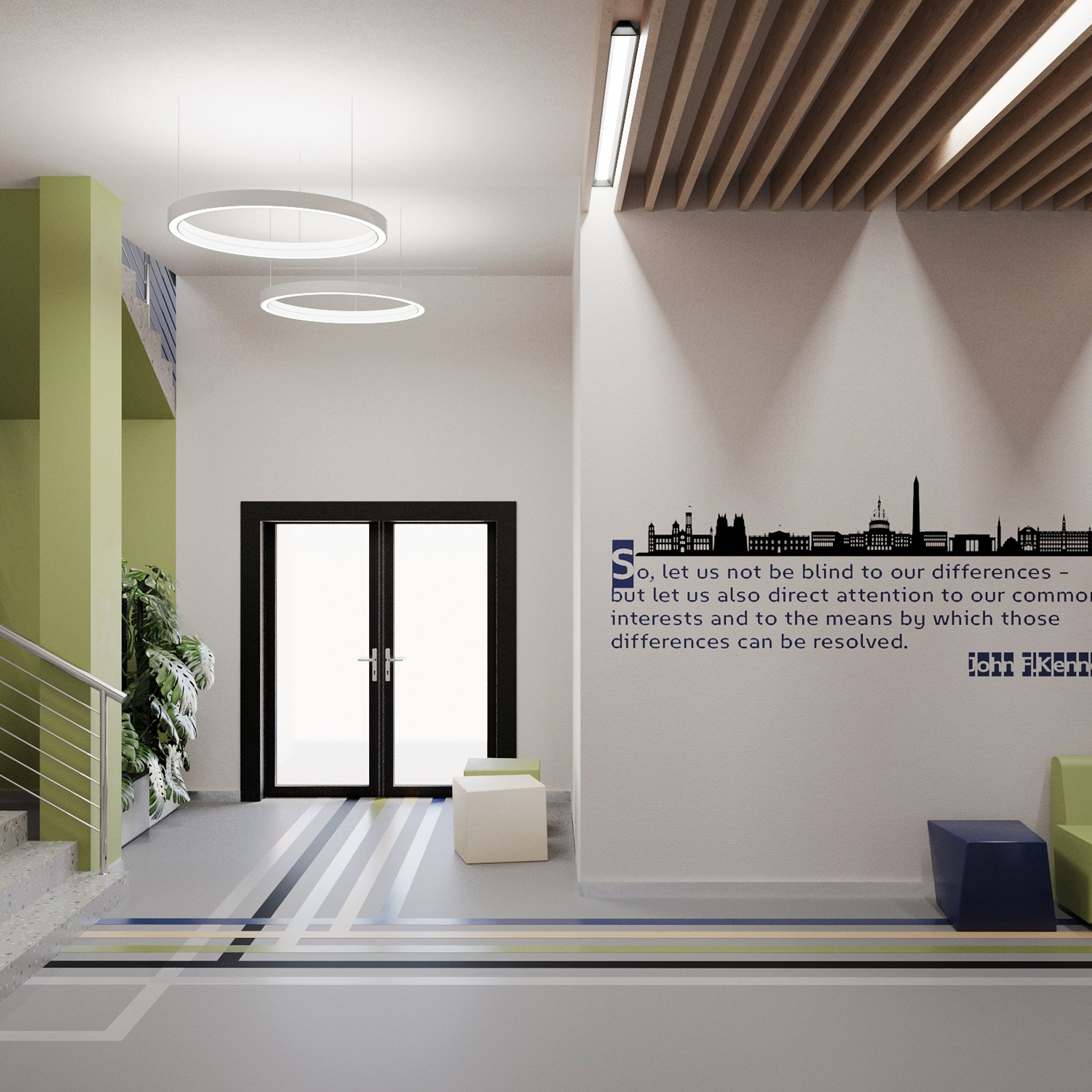 Школа в Подмосковье. Дизайнер интерьеров в Москве Валерия Николаева