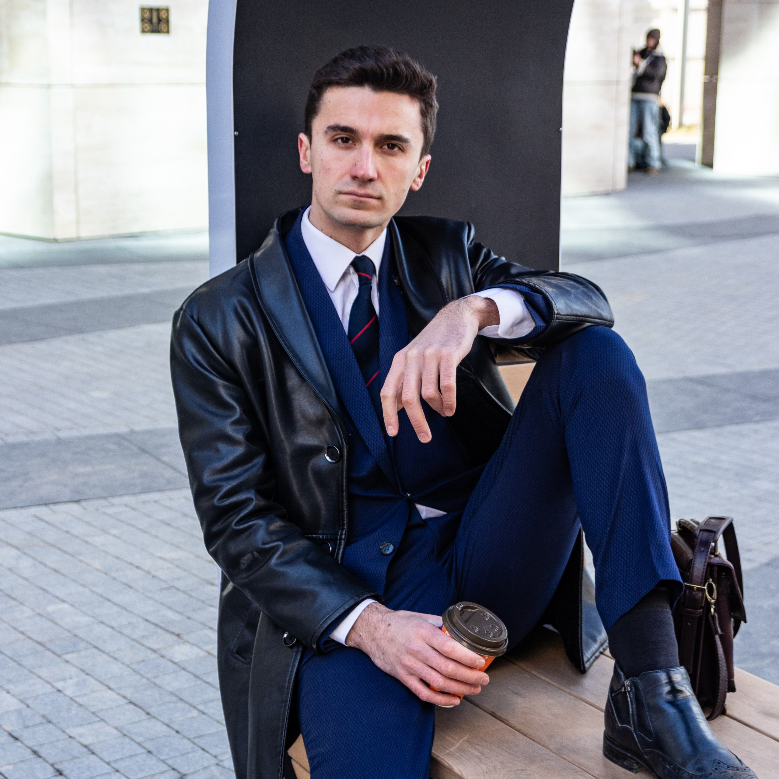 Мужская съемка уличная