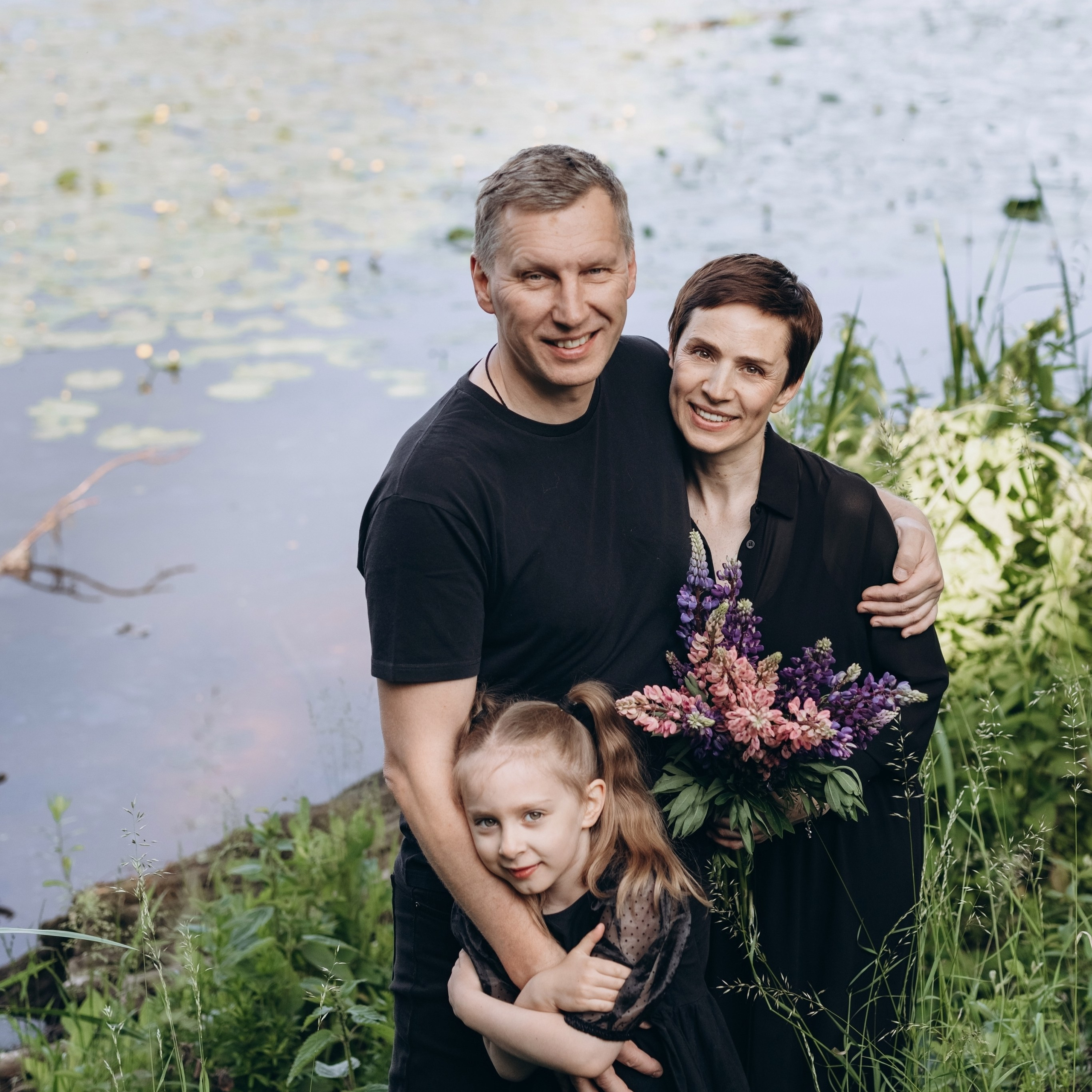 Паша, Женя, Маша