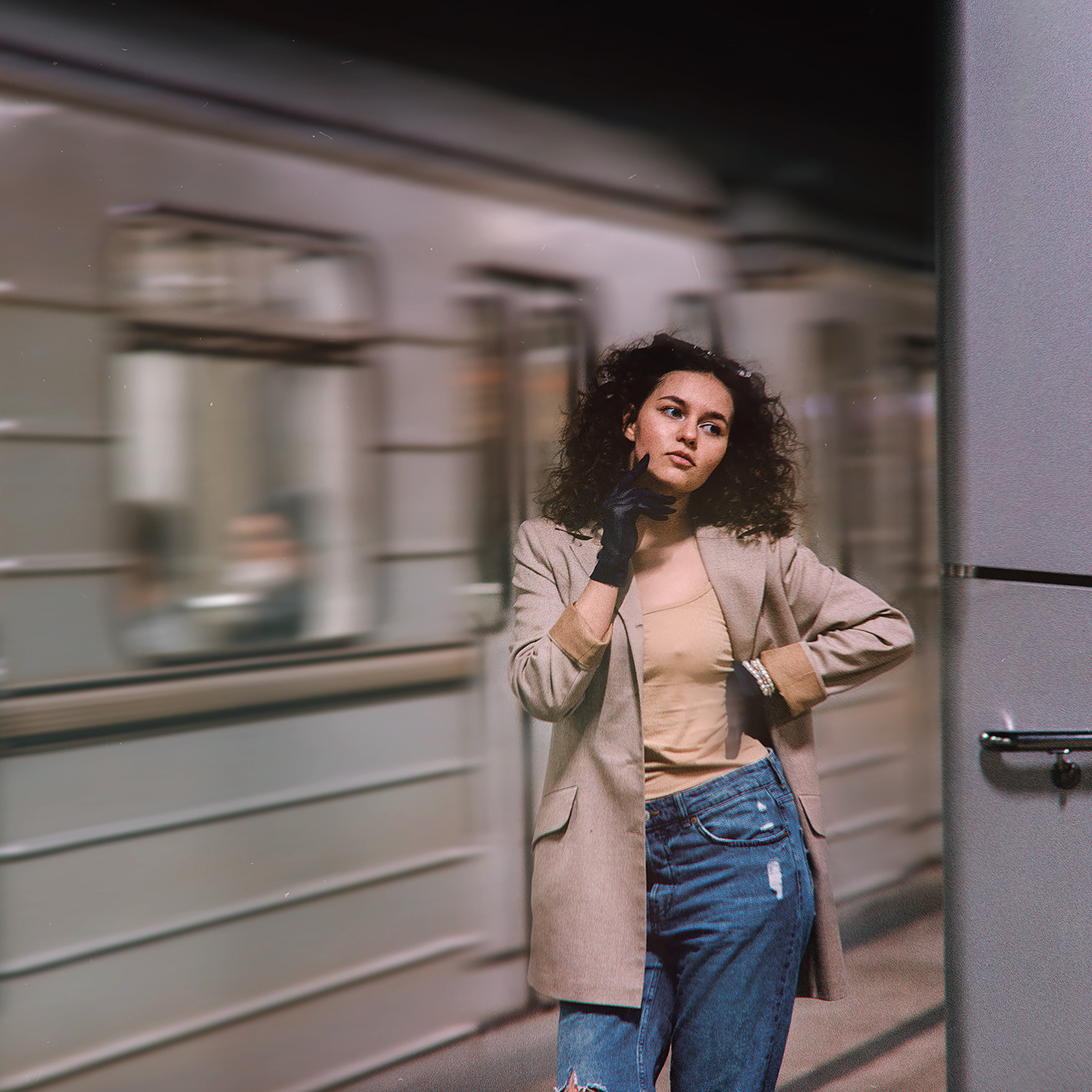 Фотосессия в метро