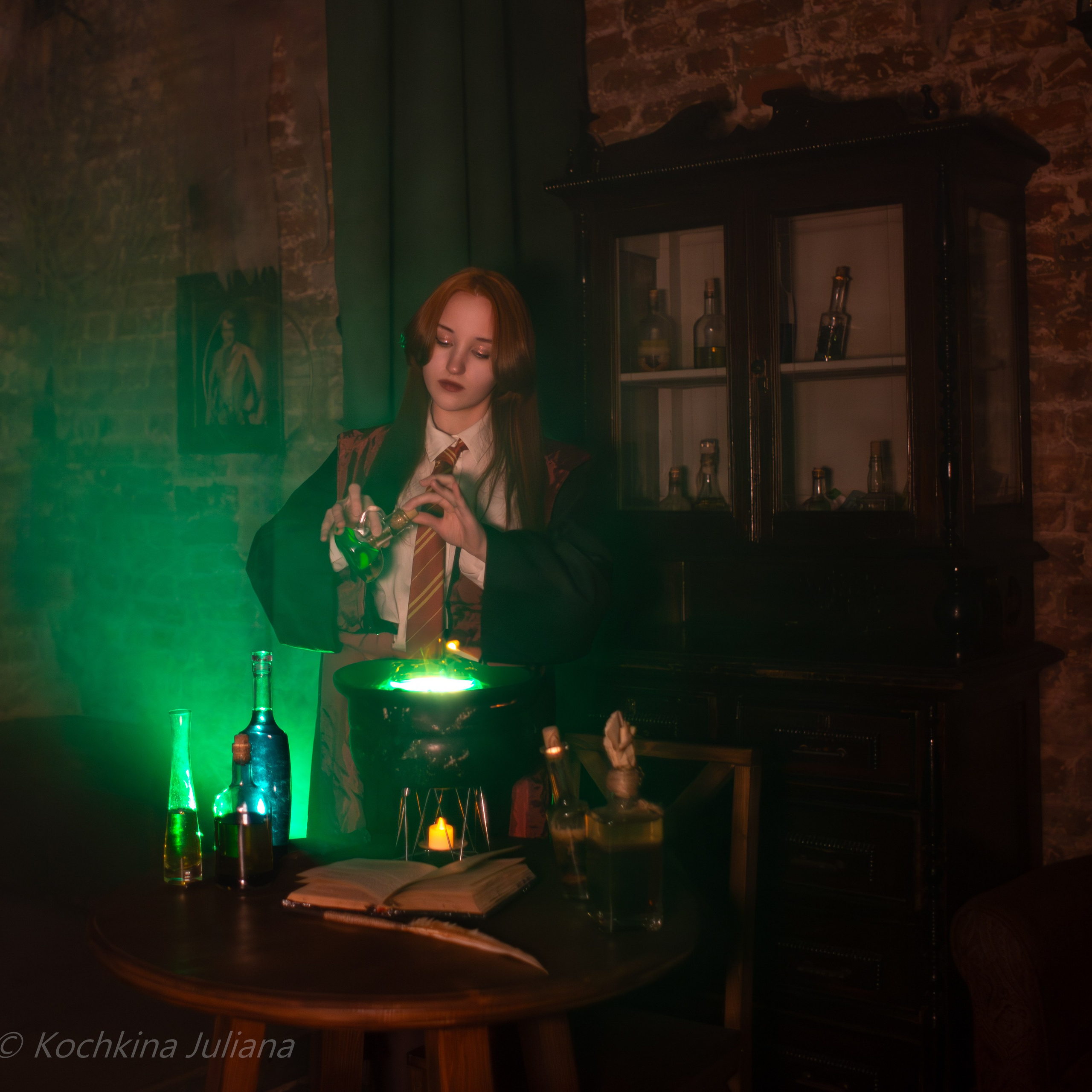 Детская съемка в стилистике Гермионы из Гарри Поттера