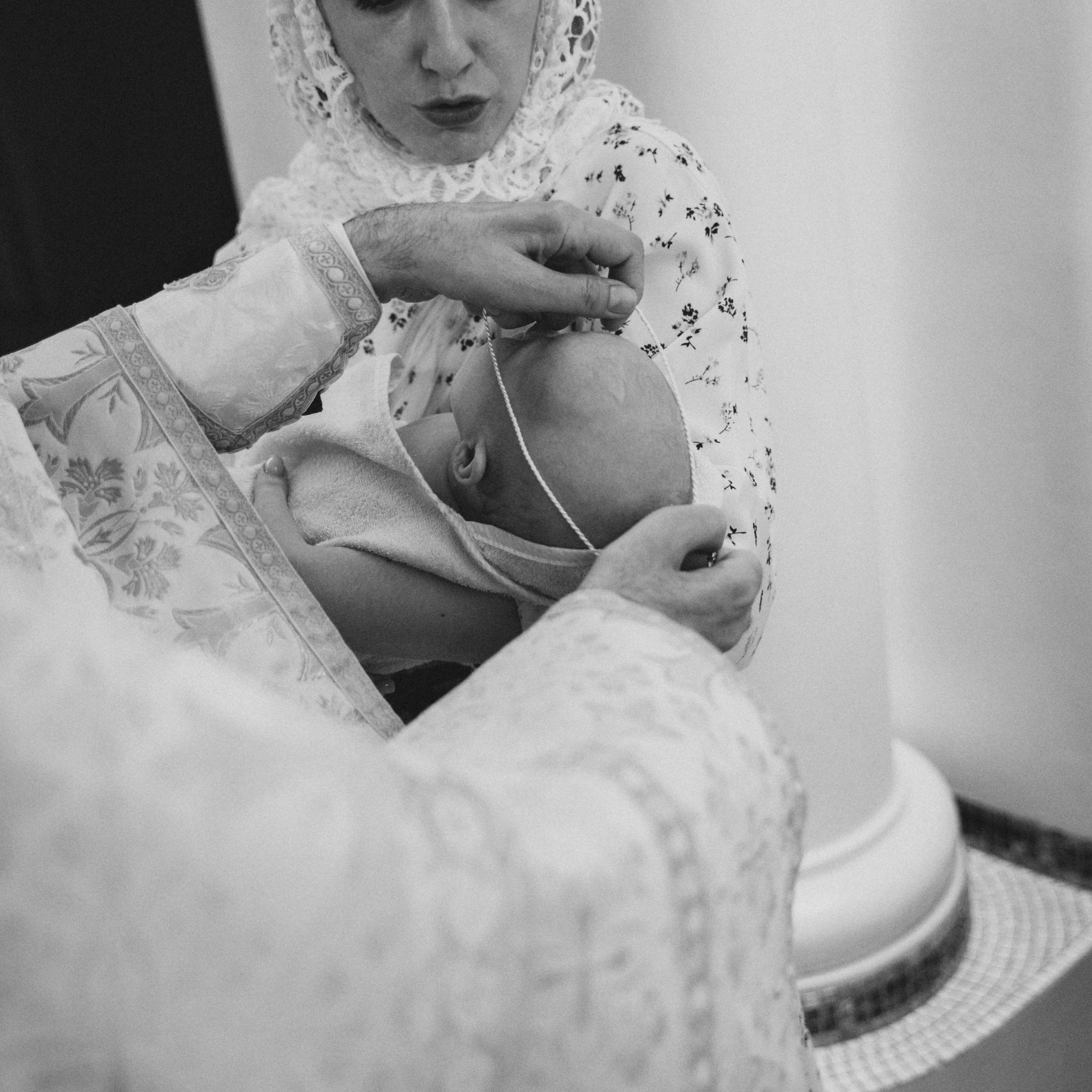 Крещение маленькой Александры (частичная конфиденциальность)