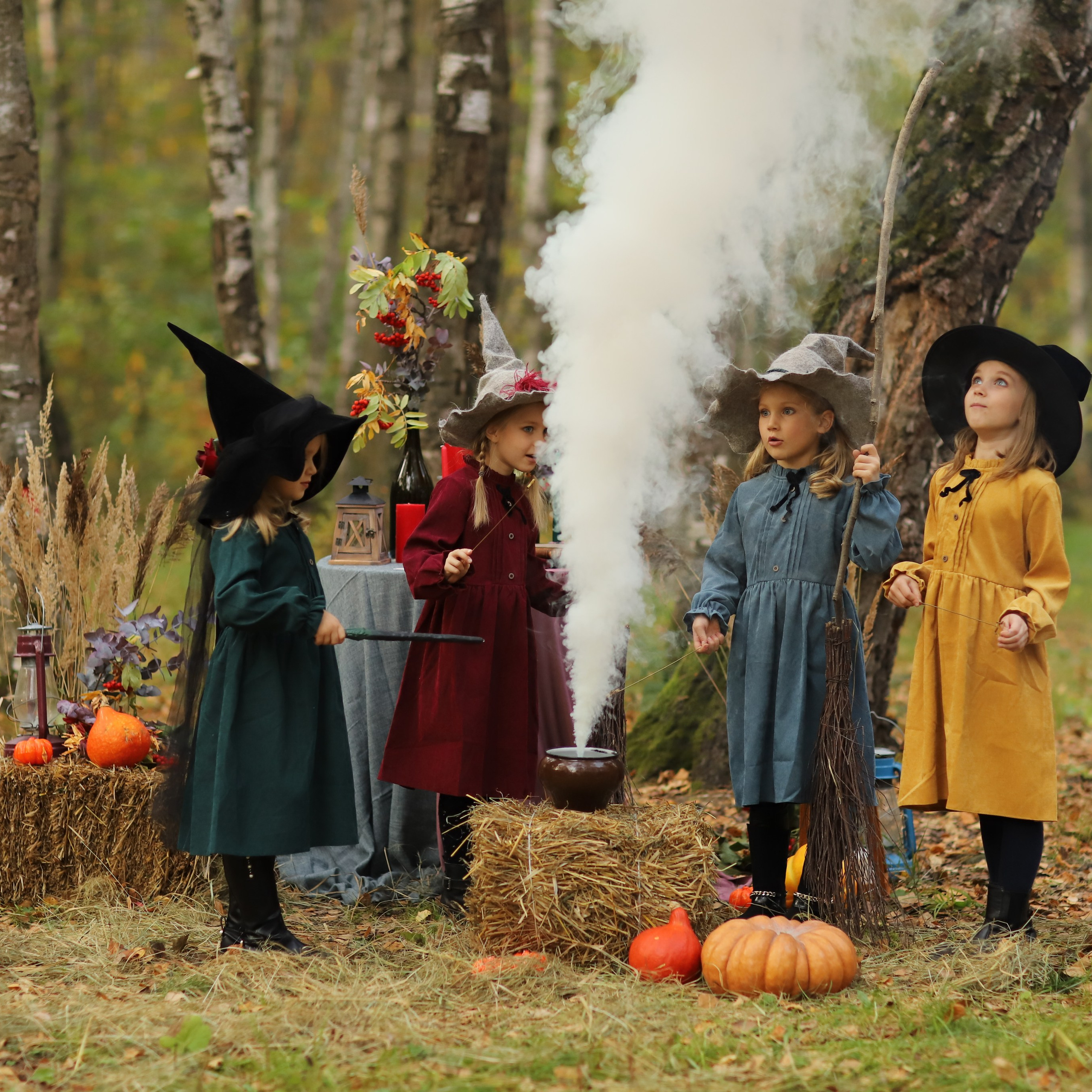 Маленькие ведьмочки. Семейный и детский фотограф в Москве Ольга Тихонкова