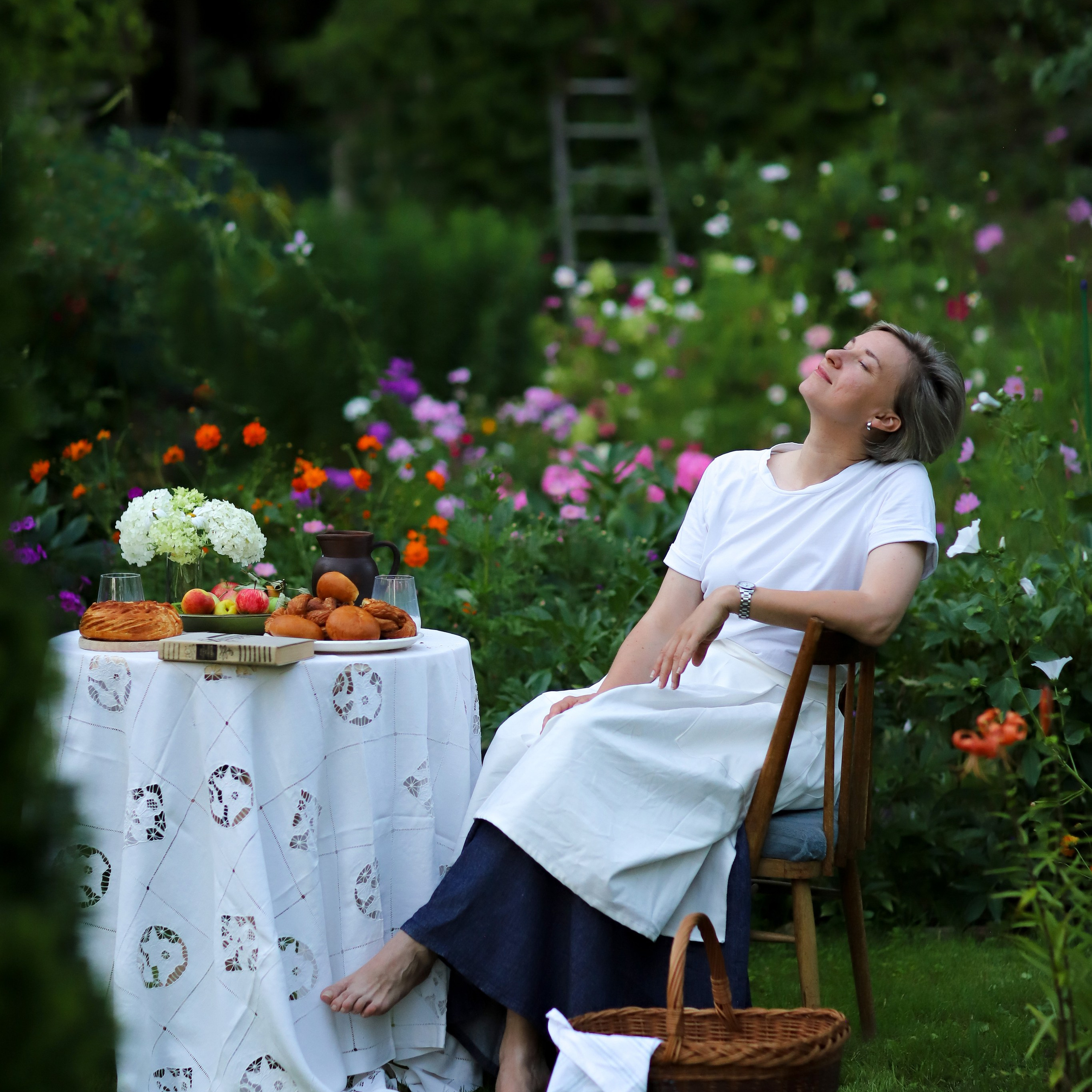 Летний сад. Семейный и детский фотограф в Москве Ольга Тихонкова