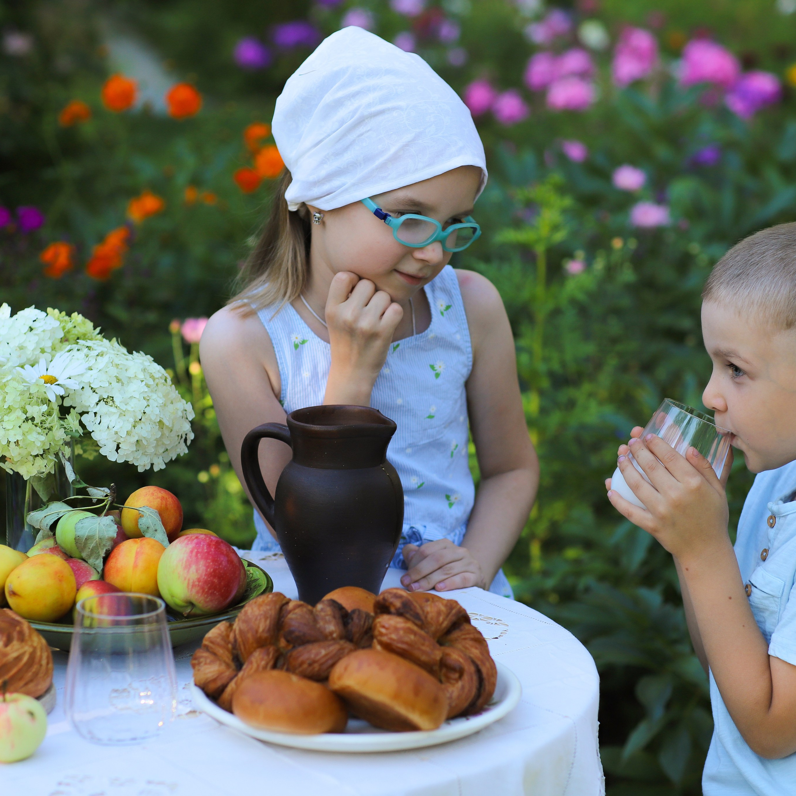 Летний сад. Семейный и детский фотограф в Москве Ольга Тихонкова