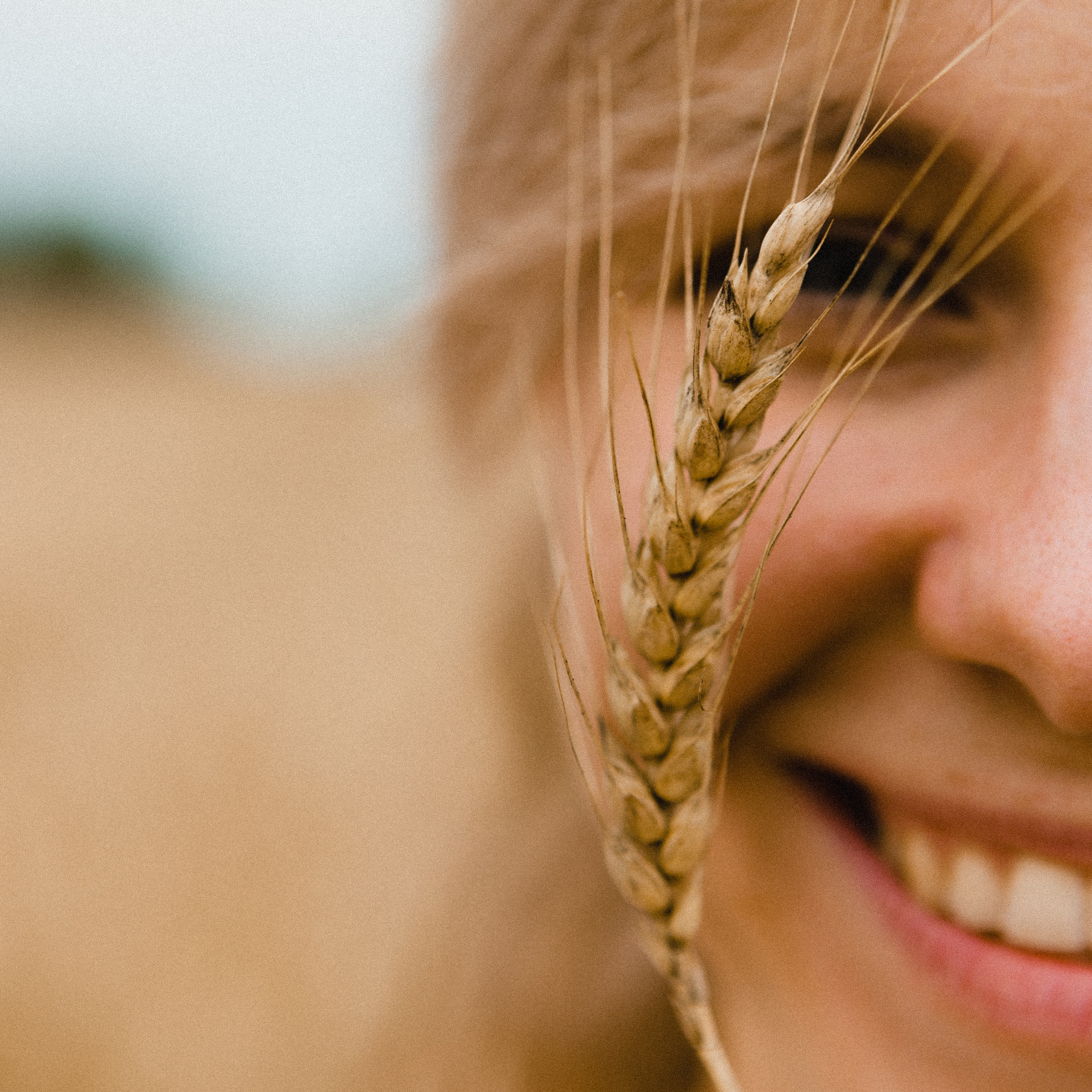 летняя съемка в поле