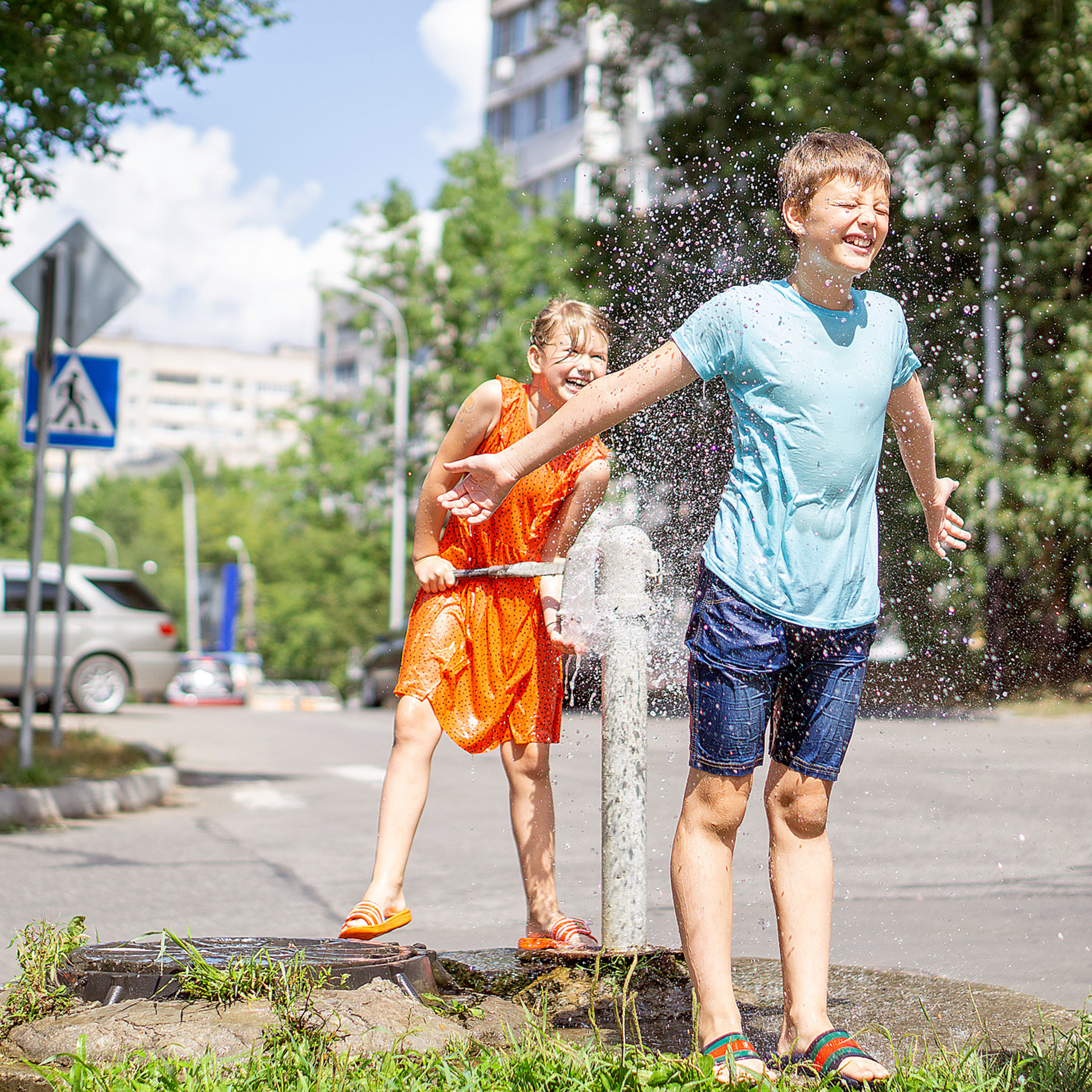 ЖАРА в городе
