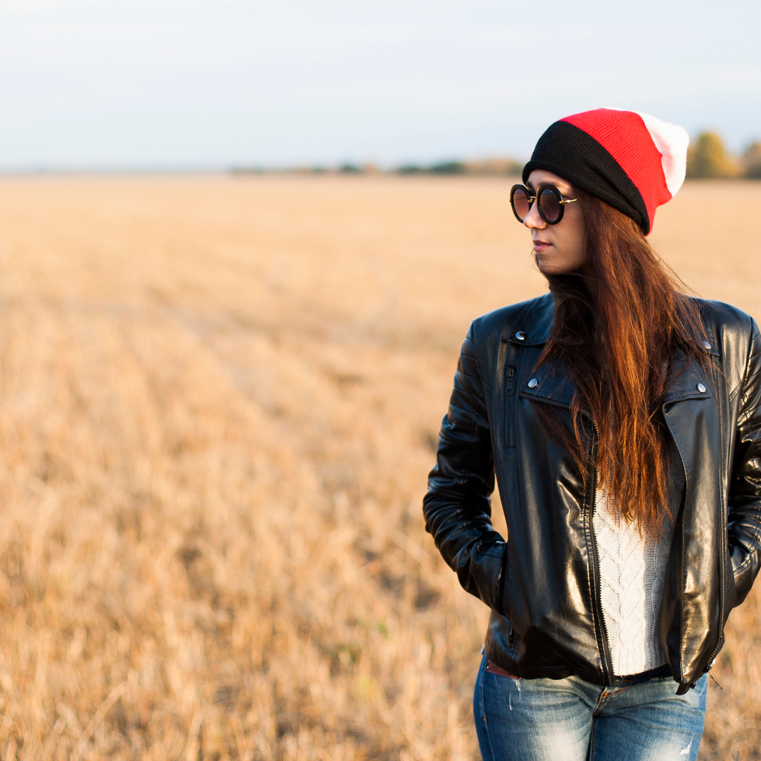 Поле у АЭС Балаково (октябрь 2018)