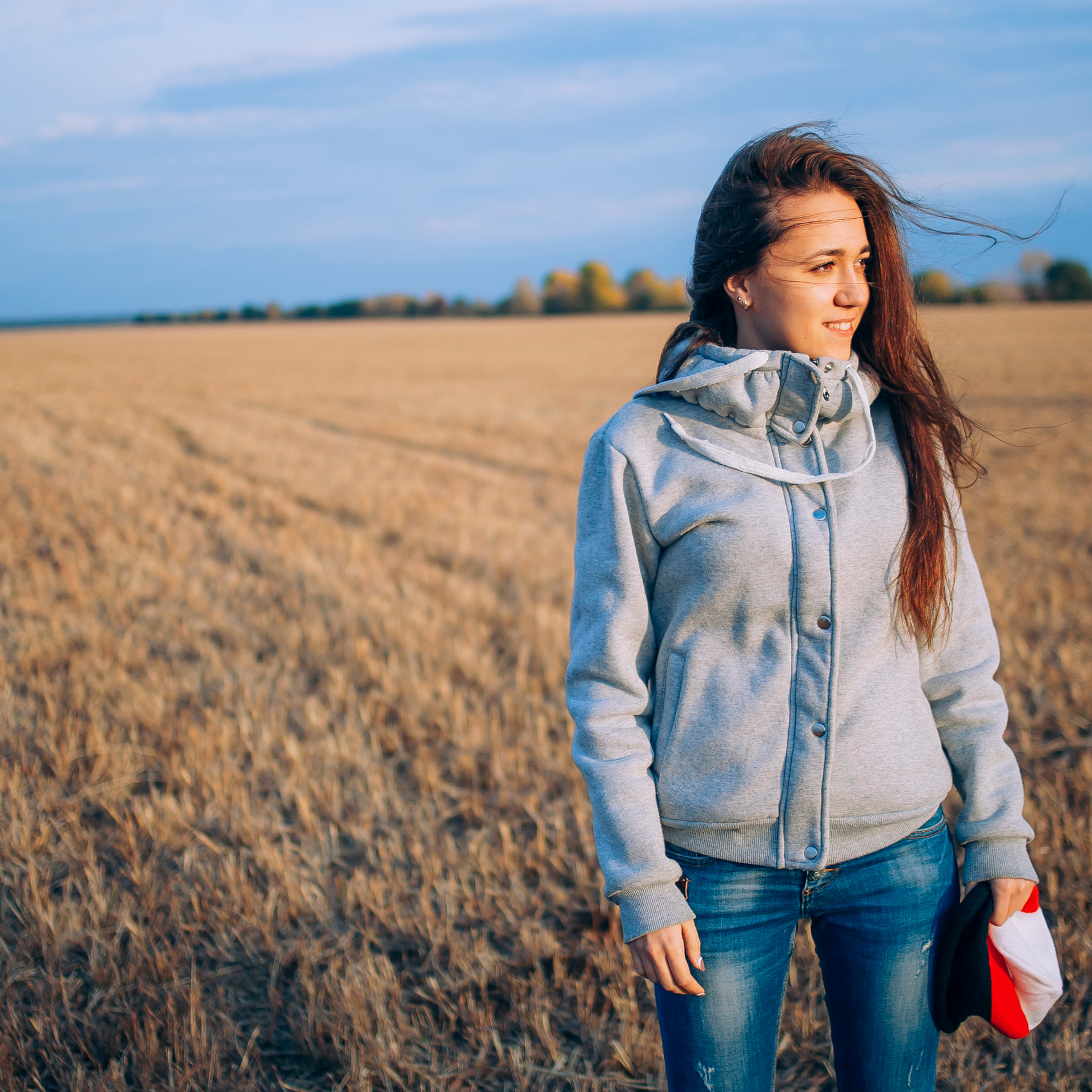 Поле у АЭС Балаково (октябрь 2018)