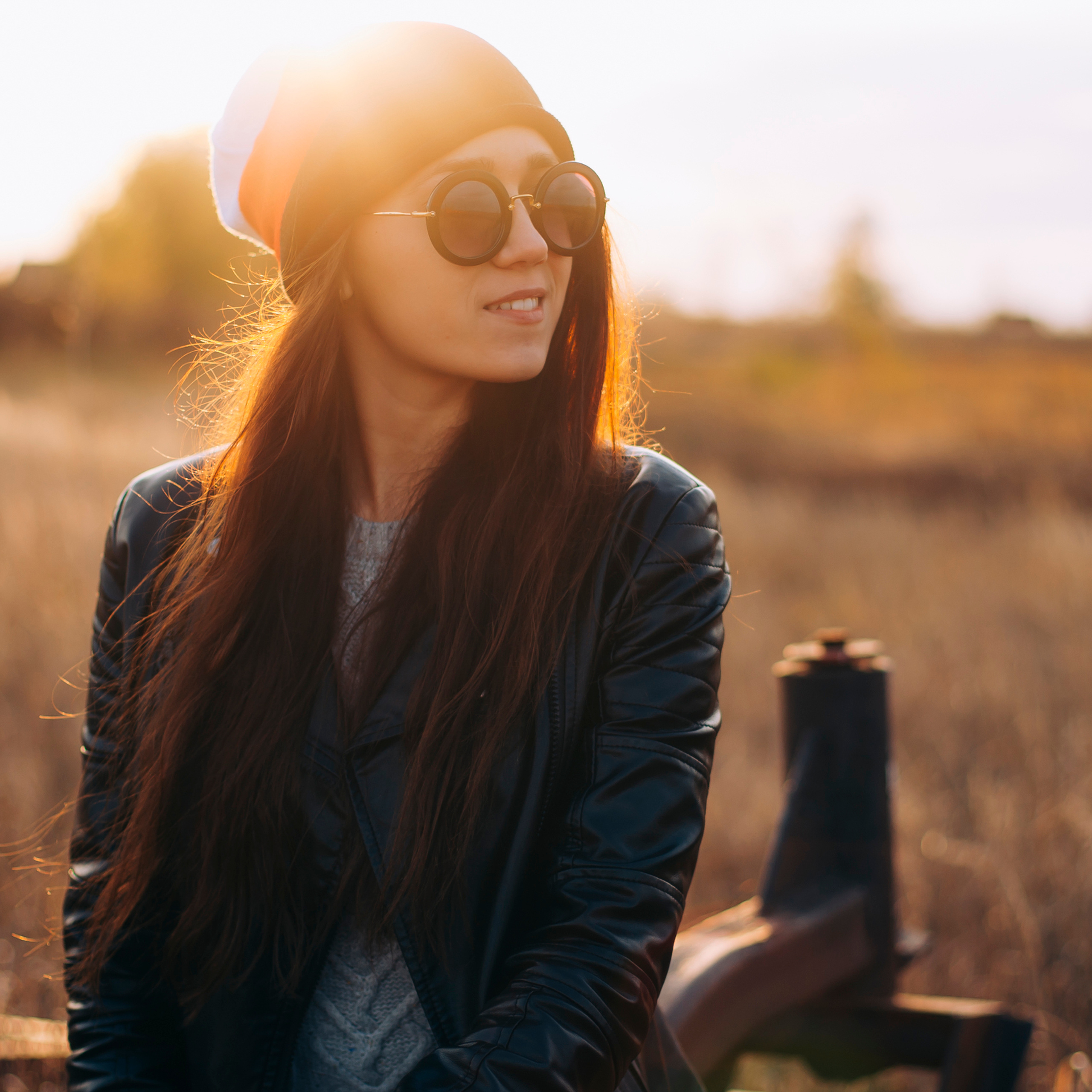 Поле у АЭС Балаково (октябрь 2018)