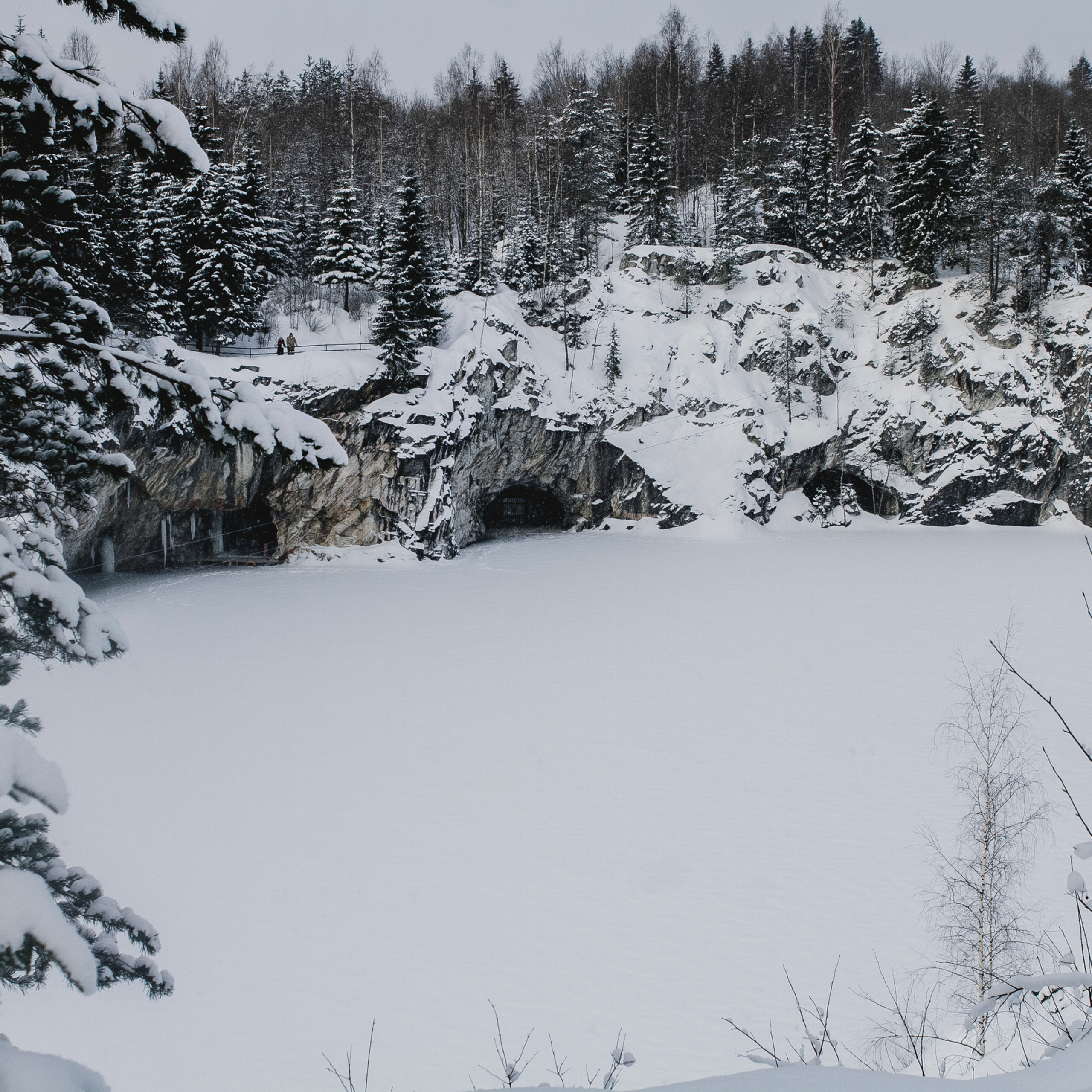 Рускеала Карелия (февраль 2018)