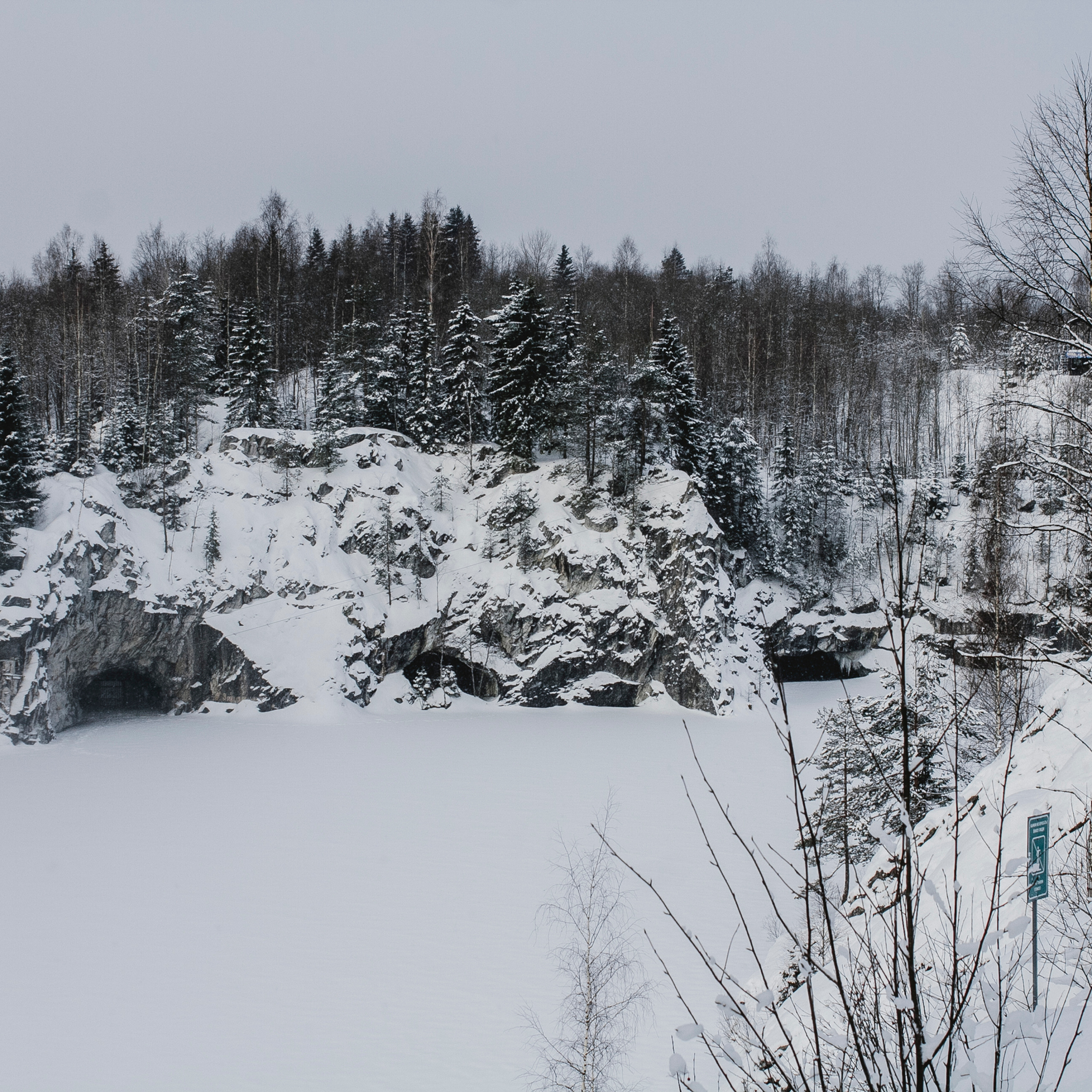 Рускеала Карелия (февраль 2018)