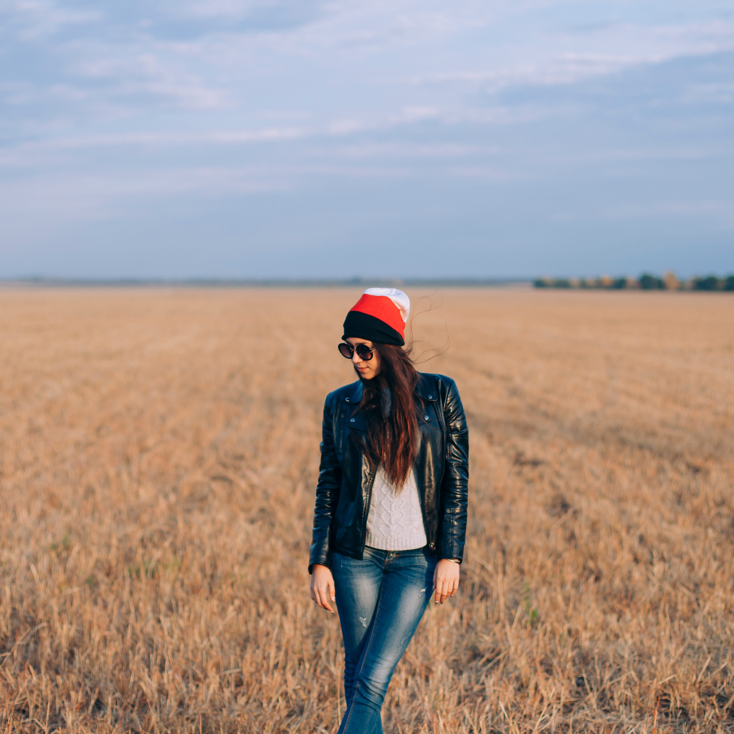 Поле у АЭС Балаково (октябрь 2018)