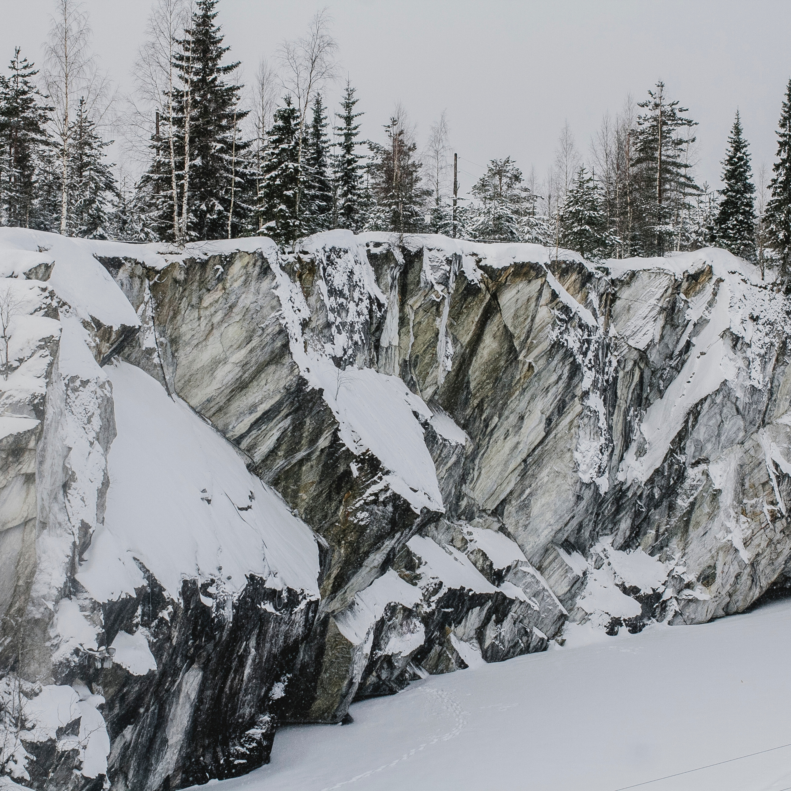 Рускеала Карелия (февраль 2018)