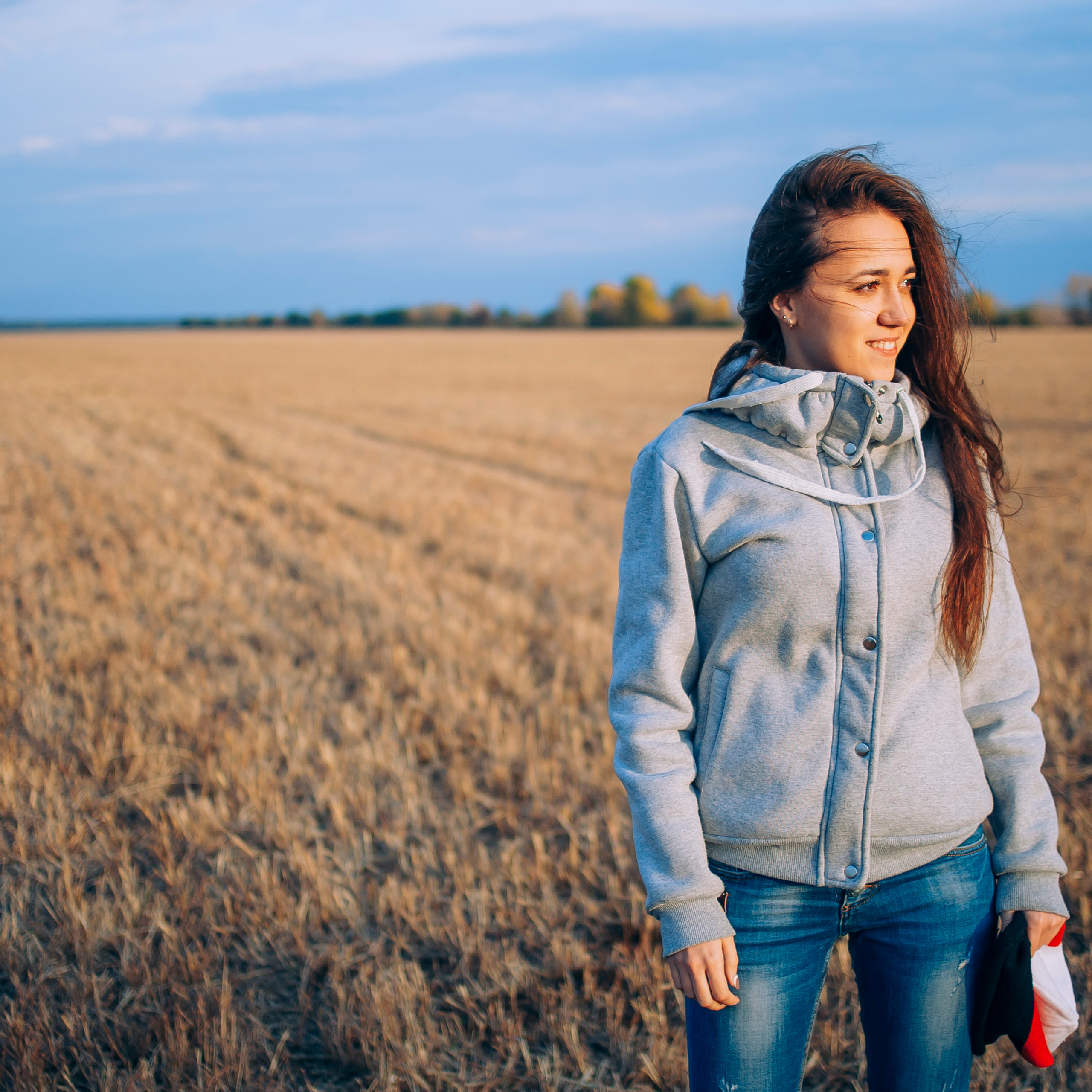 Поле у АЭС Балаково (октябрь 2018)