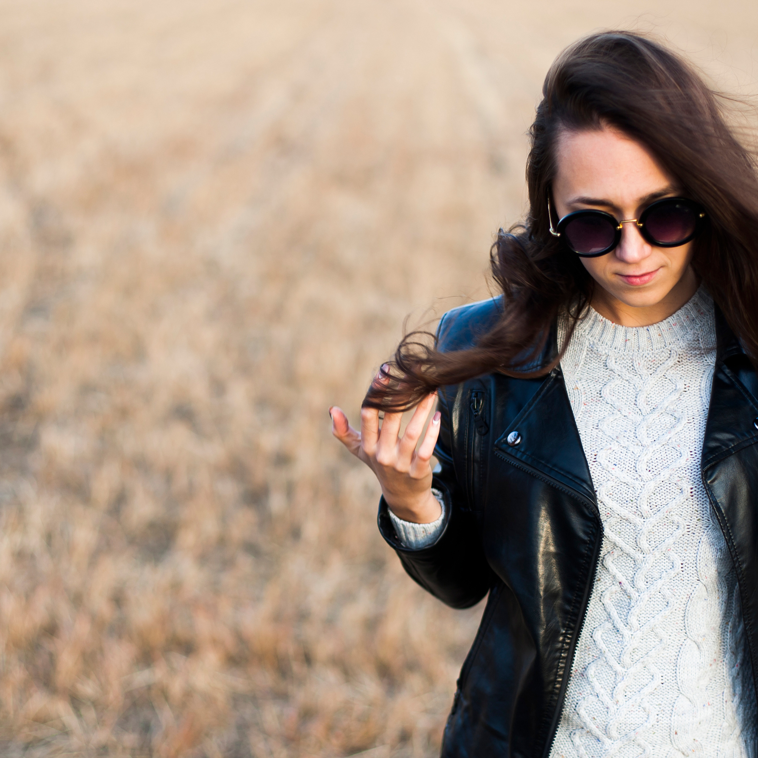 Поле у АЭС Балаково (октябрь 2018)