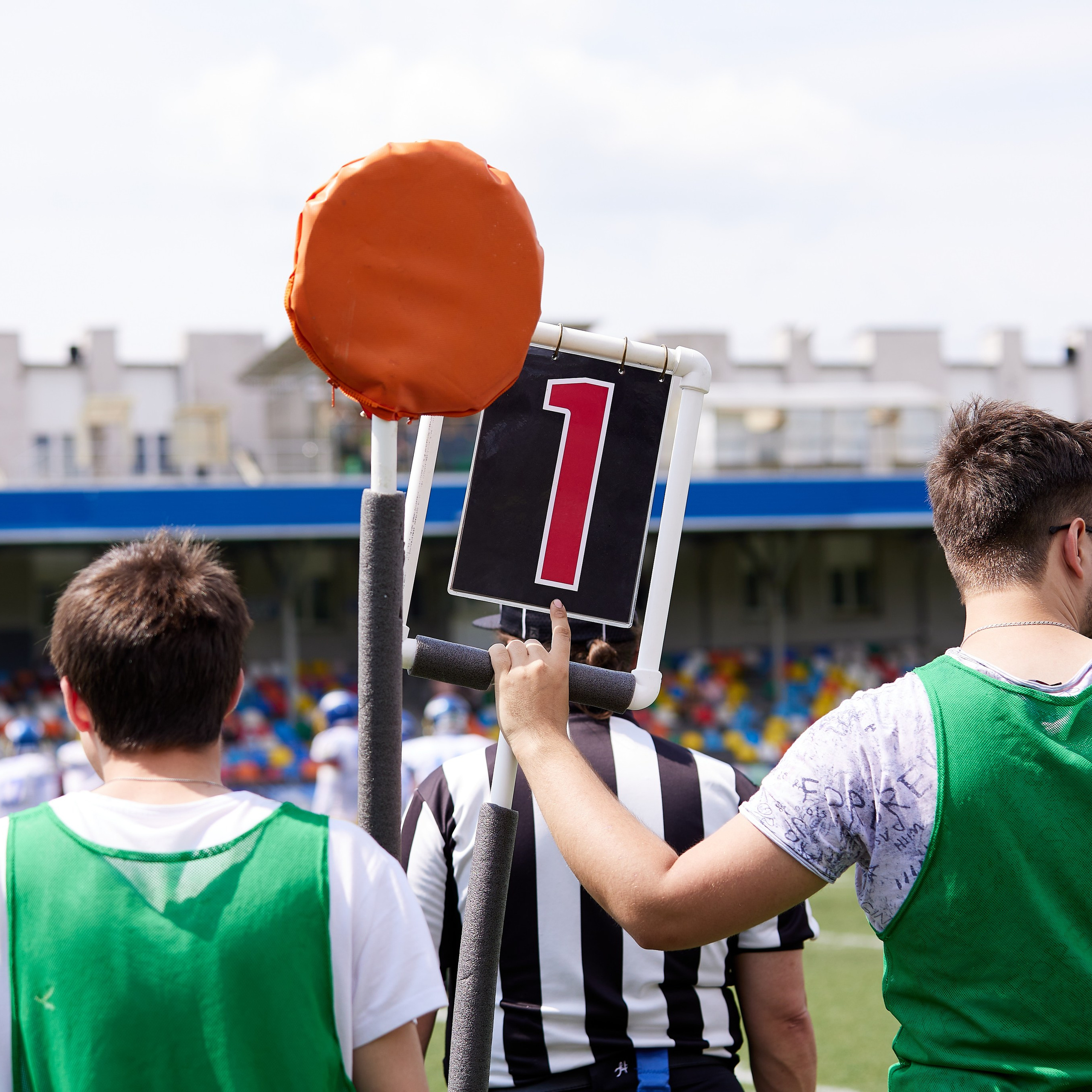 Американский футбол. Матч Чемпионата России — Апачи-Викинги.