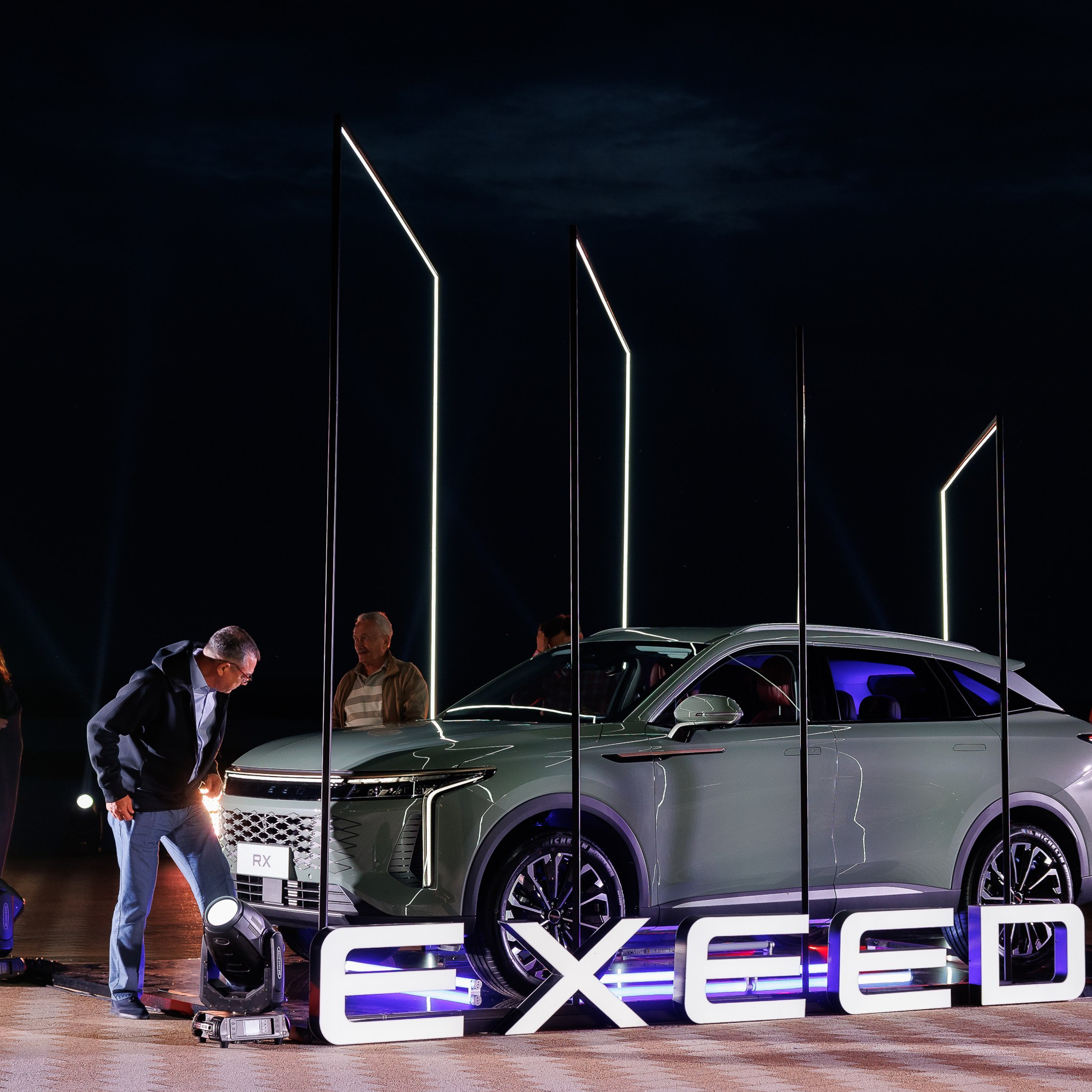 Презентация авто EXEED RX. Репортажный фотограф Казань | Предметный фотограф в Казани | Фотограф на корпоратив Казань