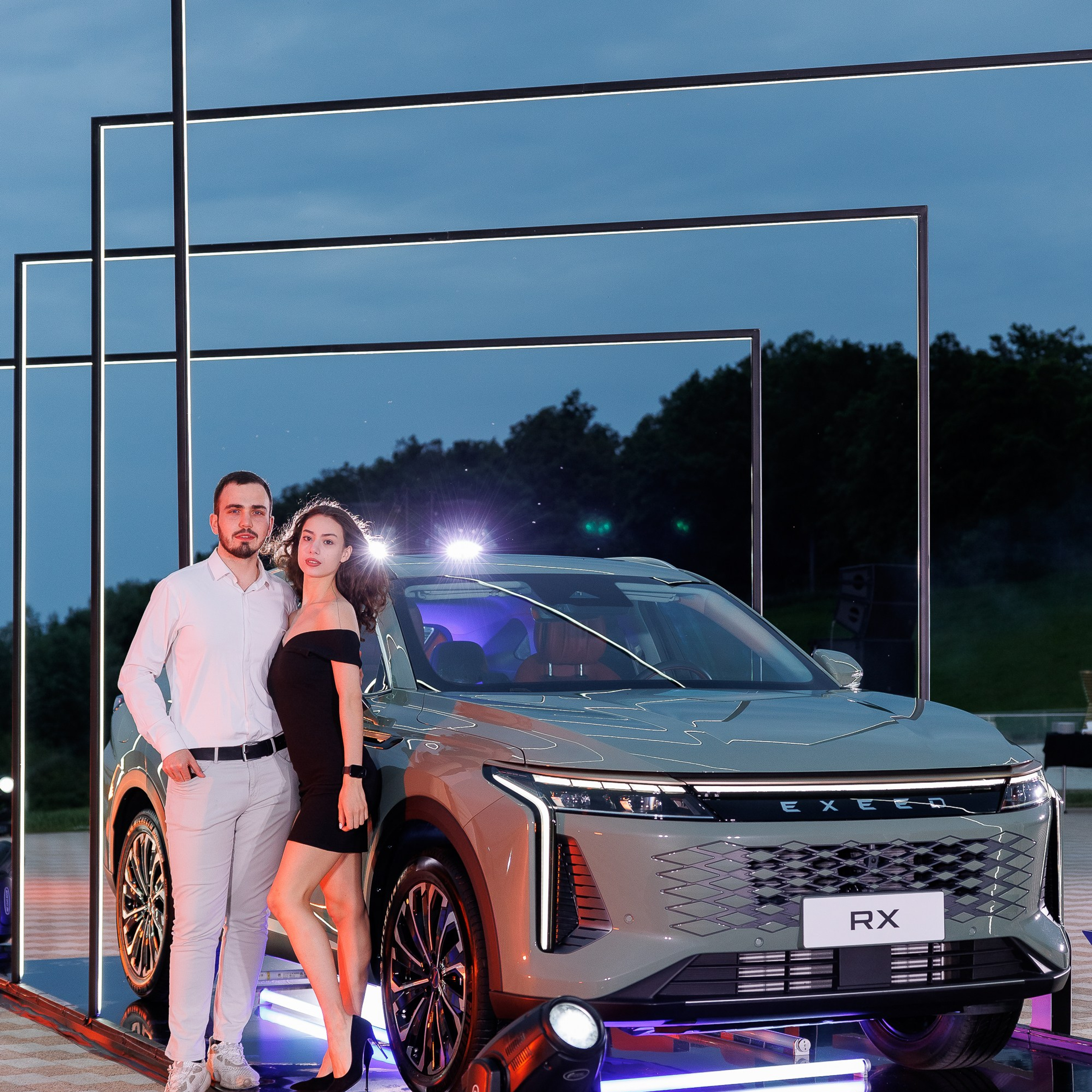 Презентация авто EXEED RX. Репортажный фотограф Казань | Предметный фотограф в Казани | Фотограф на корпоратив Казань