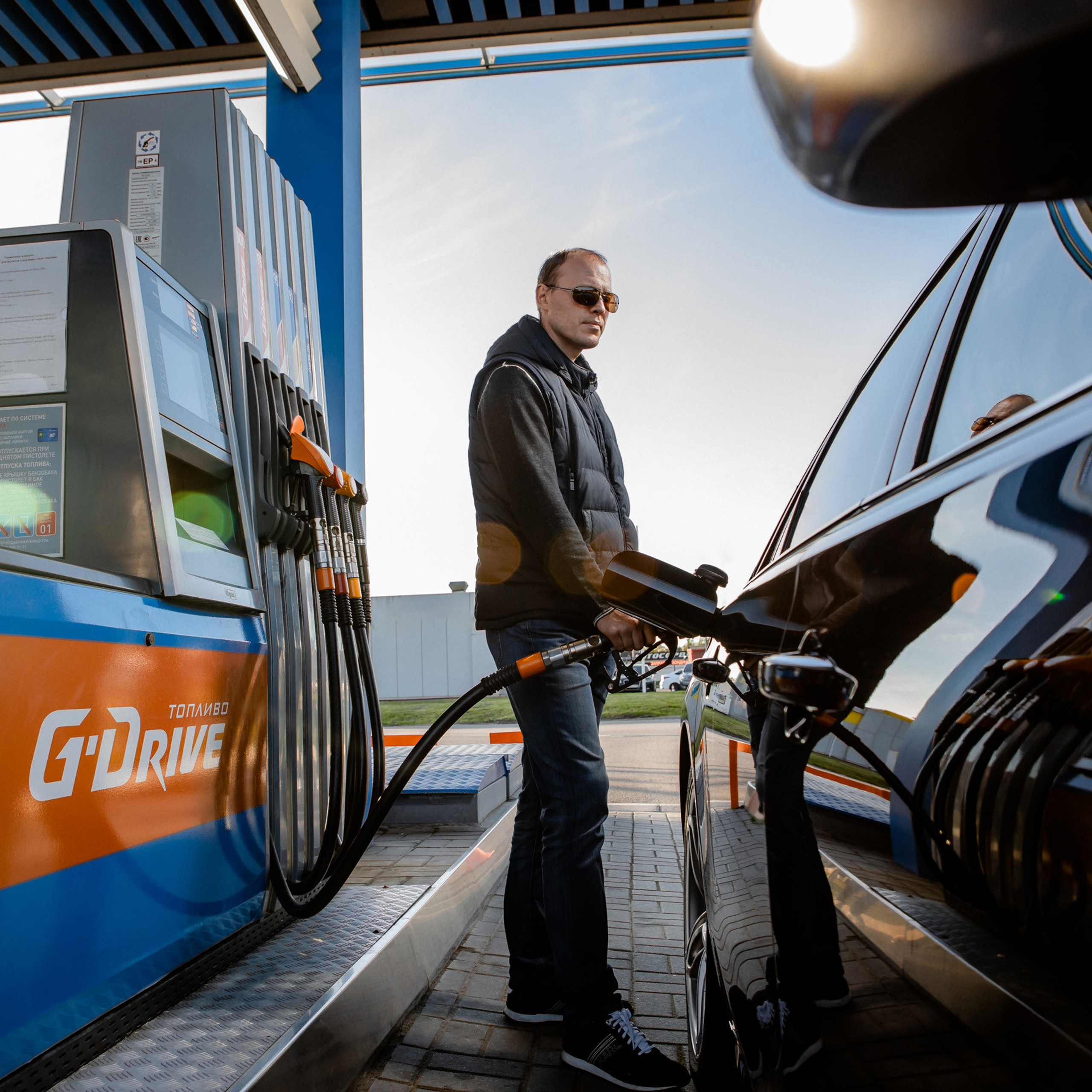 Рекламная съемка для сети АЗС, фотограф Ксения Сытина