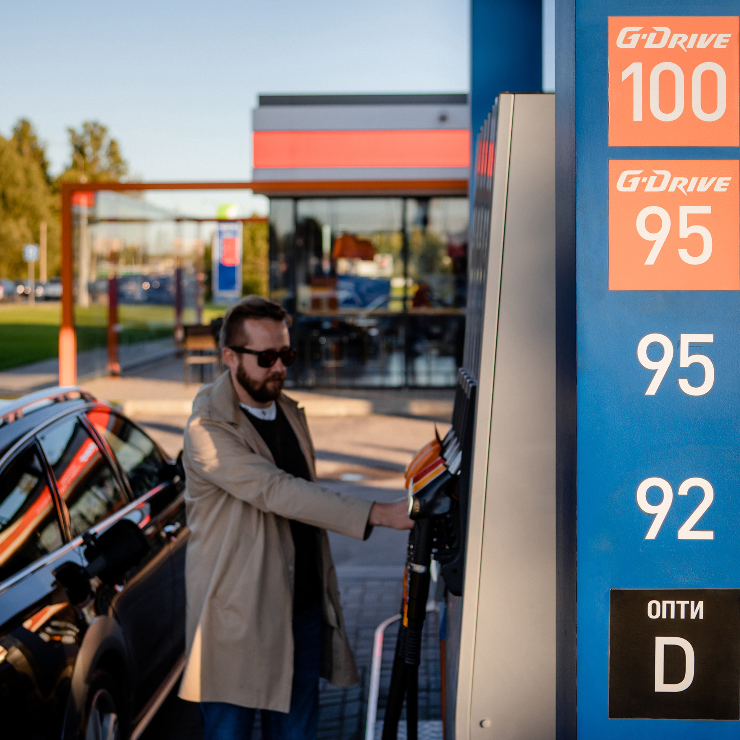 Рекламная съемка для сети АЗС, фотограф Ксения Сытина