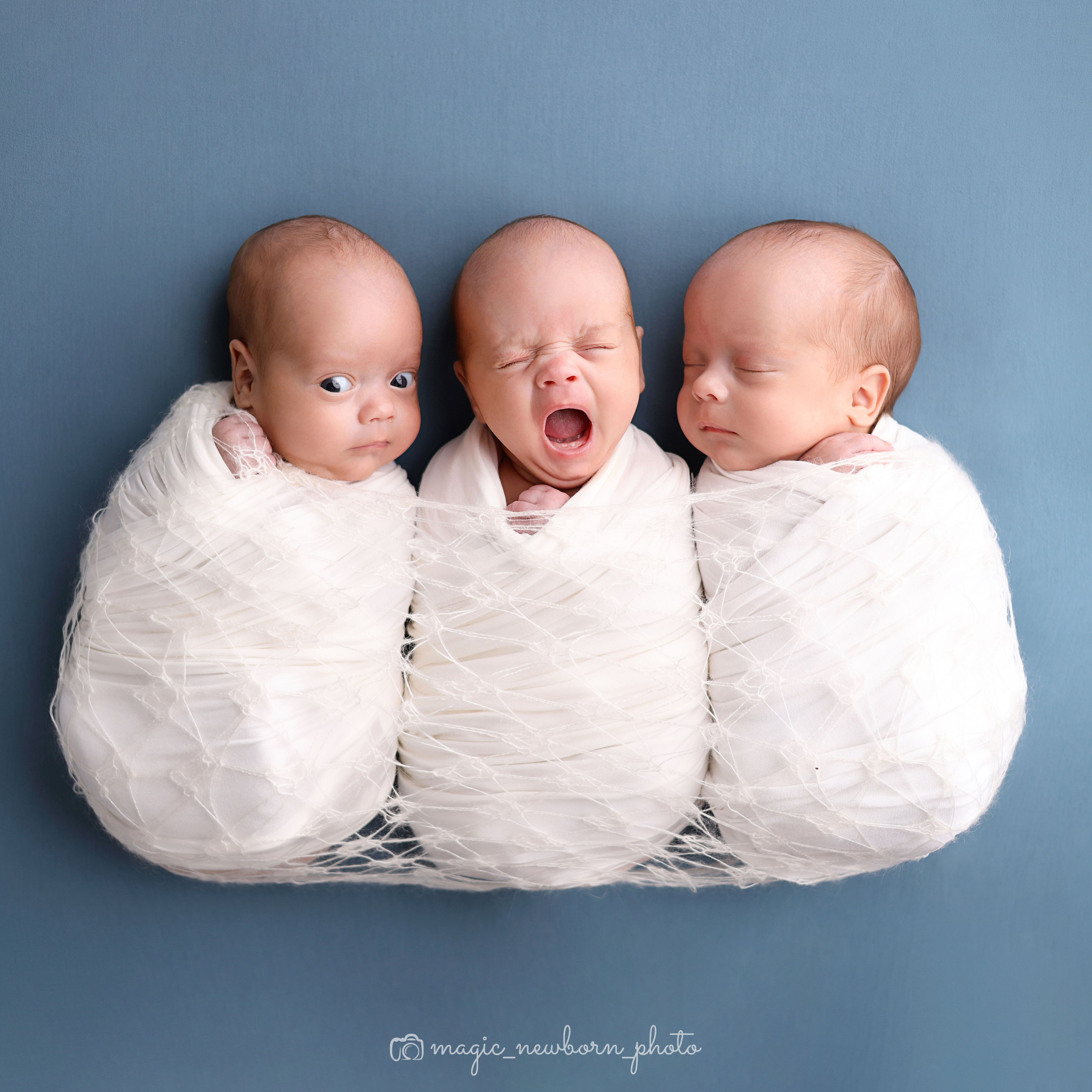 Съемка тройняшек Матвея, Тимофея и Лёвы