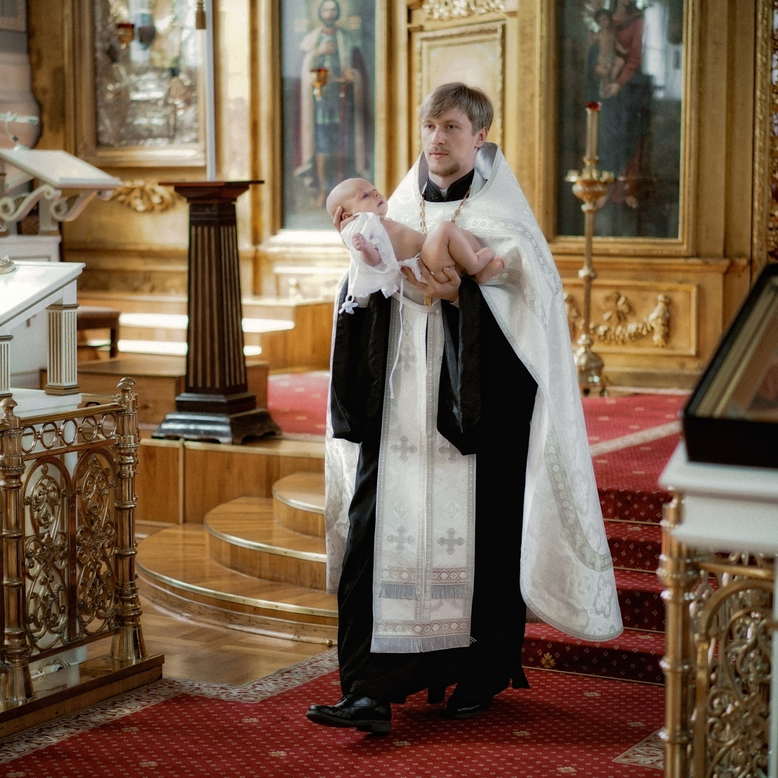 Крещение Максима. Духовная семинария.