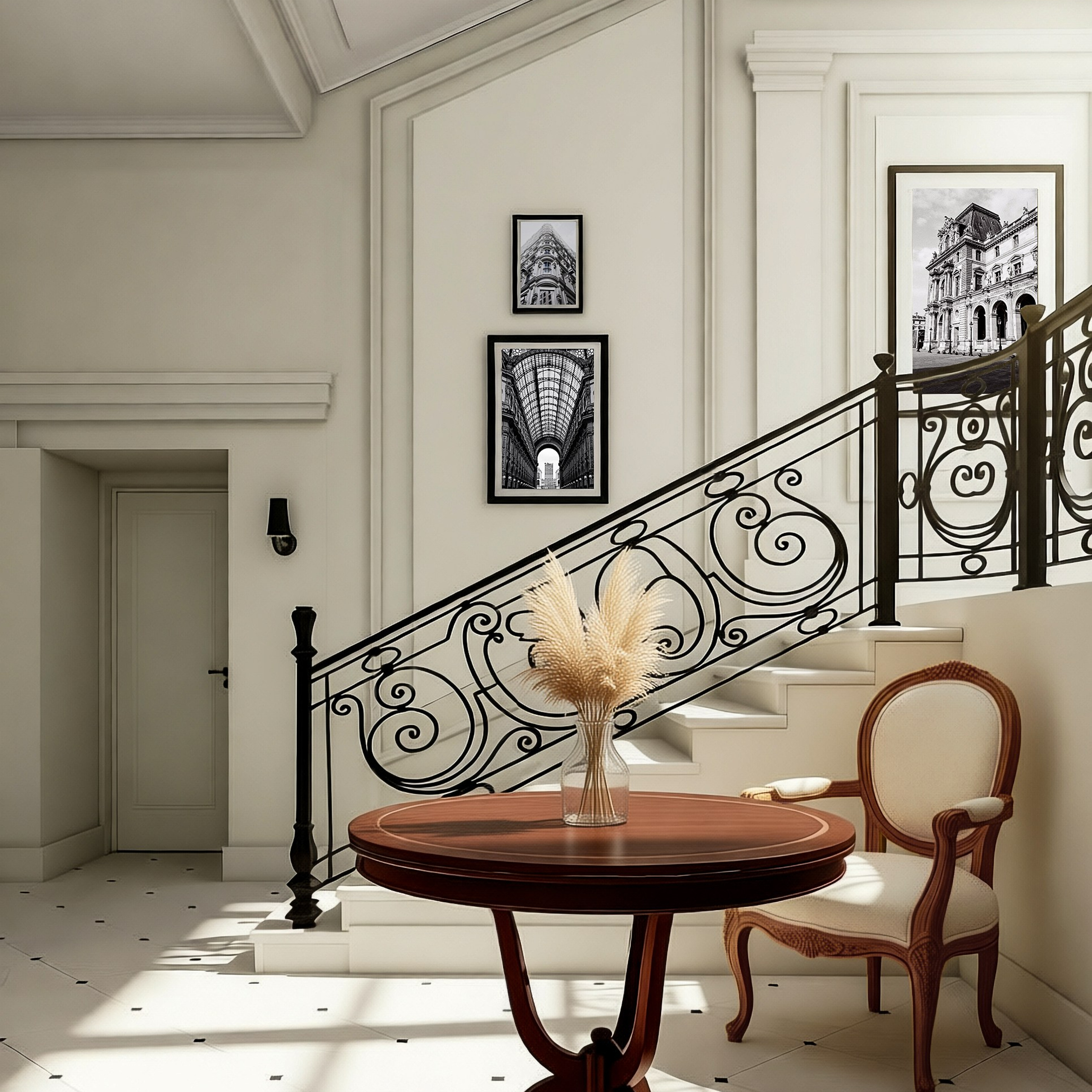 Лестница в&nbsp;стиле Неоклассика