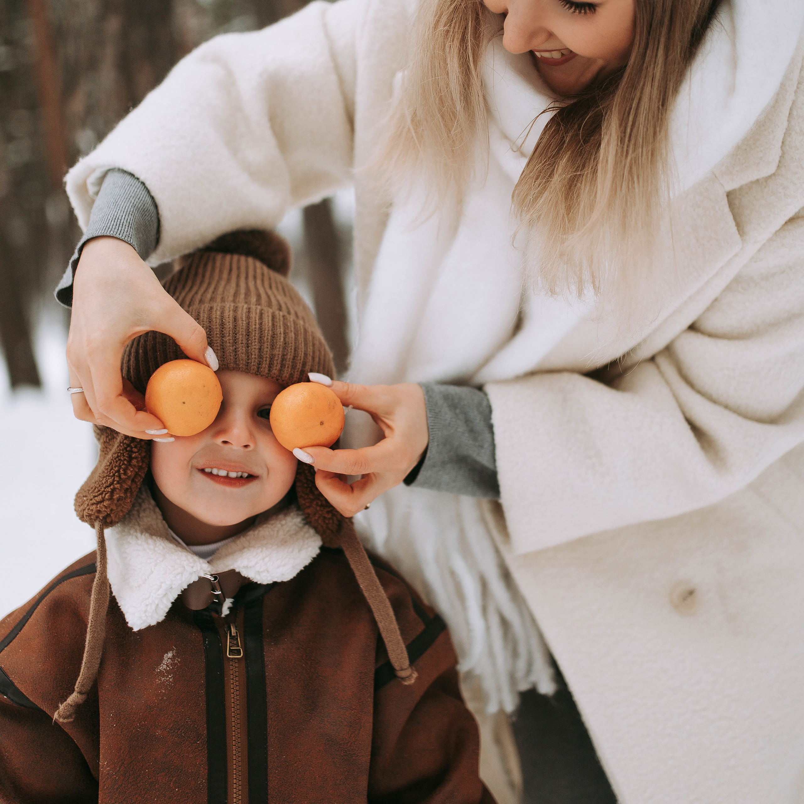 Зимняя прогулка по лесу