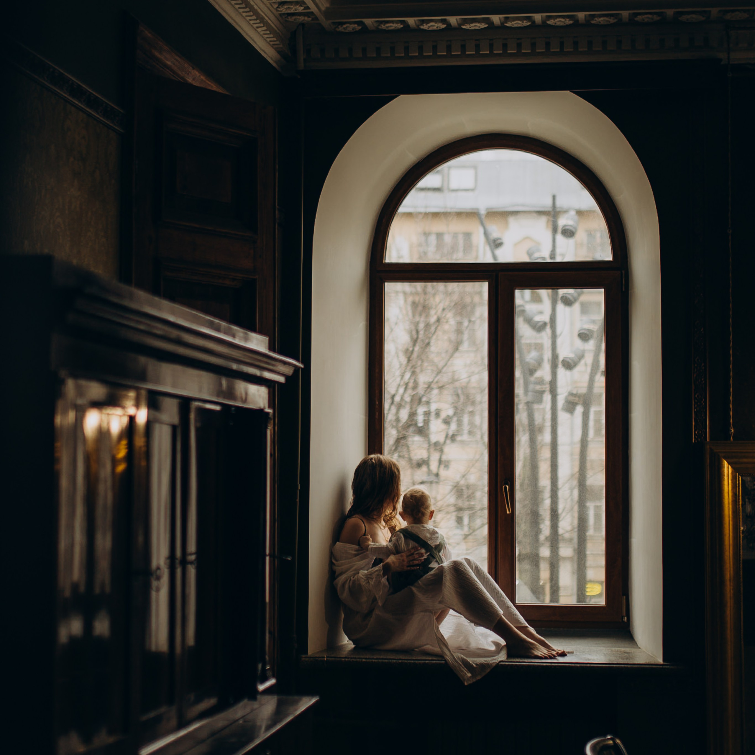 Мама с сыном