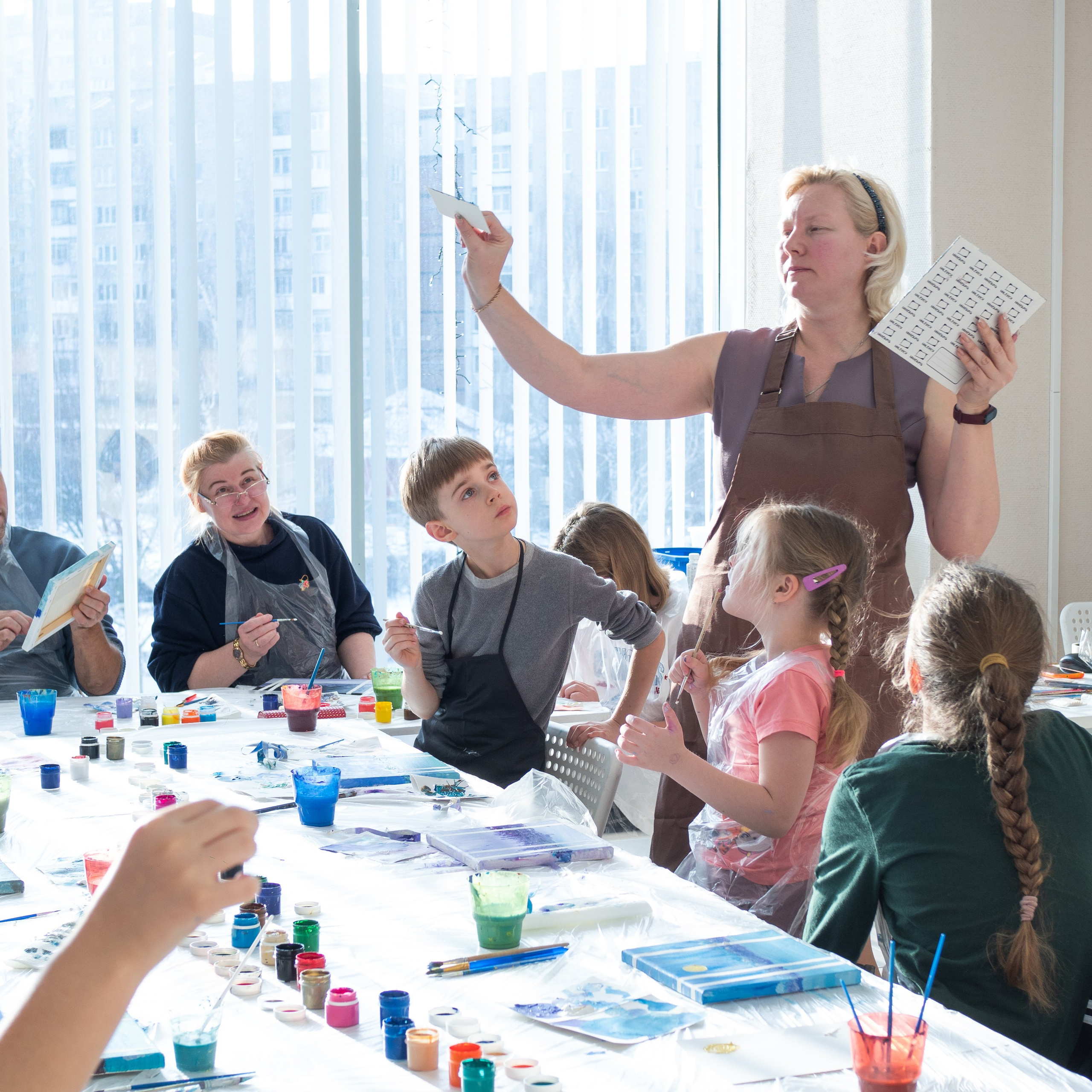 Мастер-класс «Зимний пейзаж»