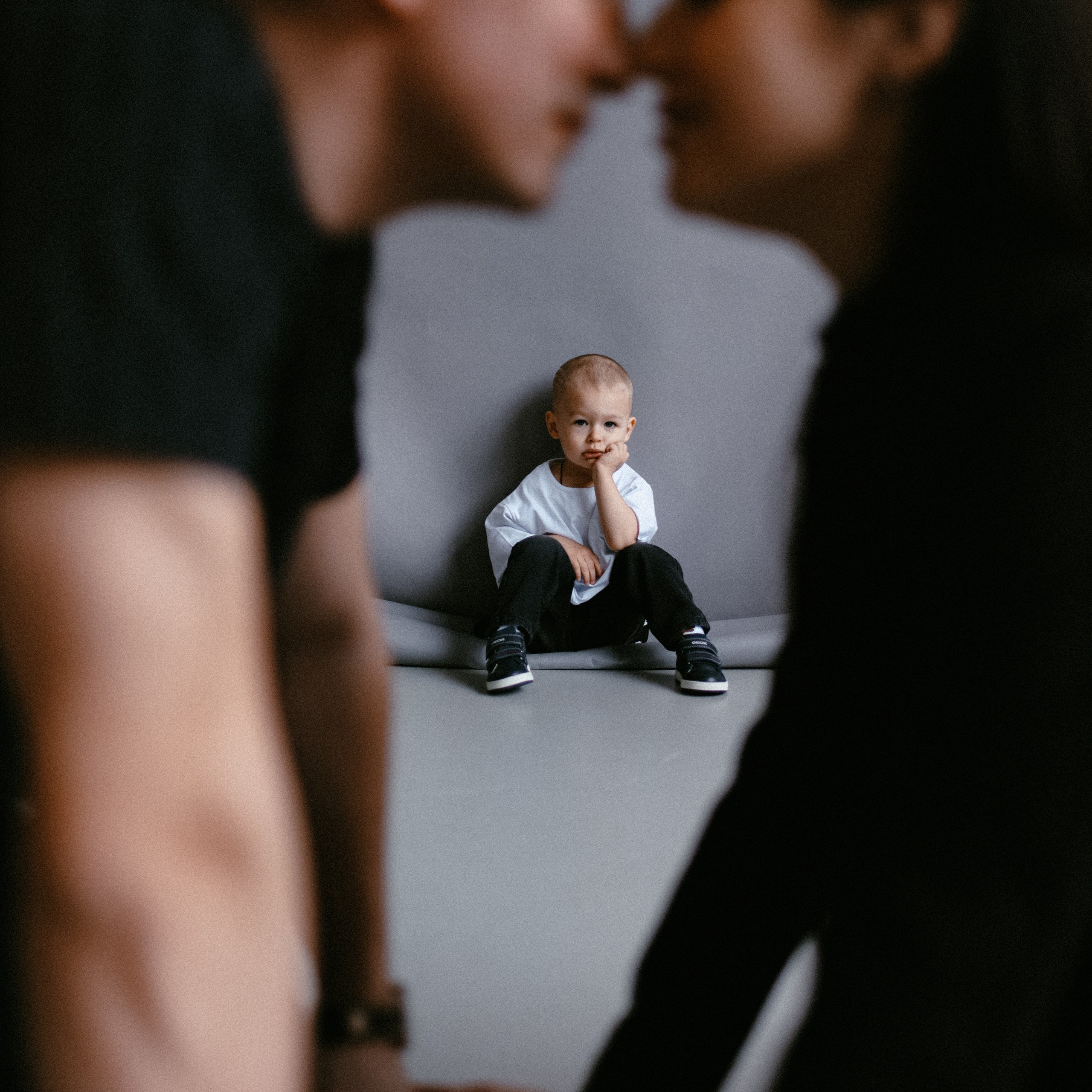 Юля с семьей