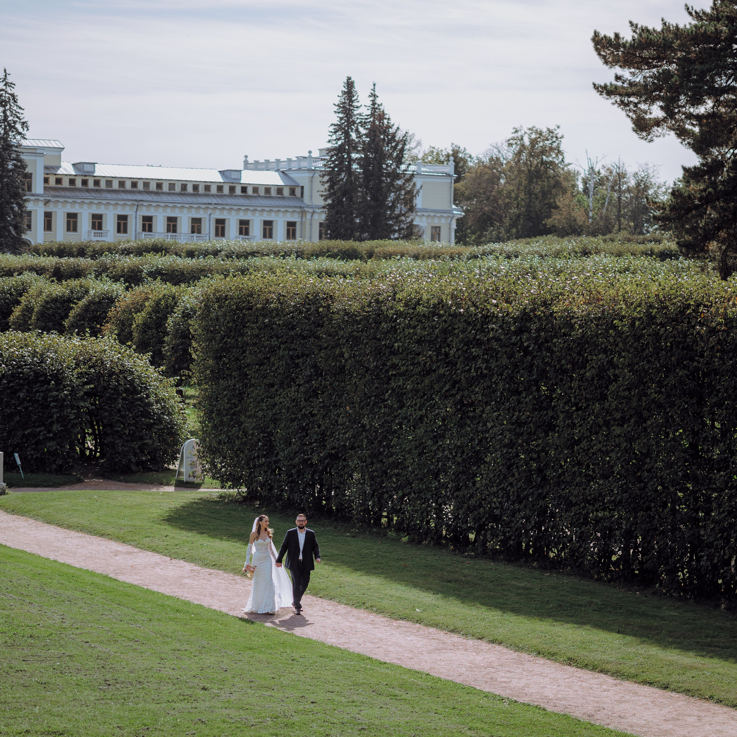 Свадебная фотосесссия в Архангельском. Фотограф в Москве Валерия Рожкова