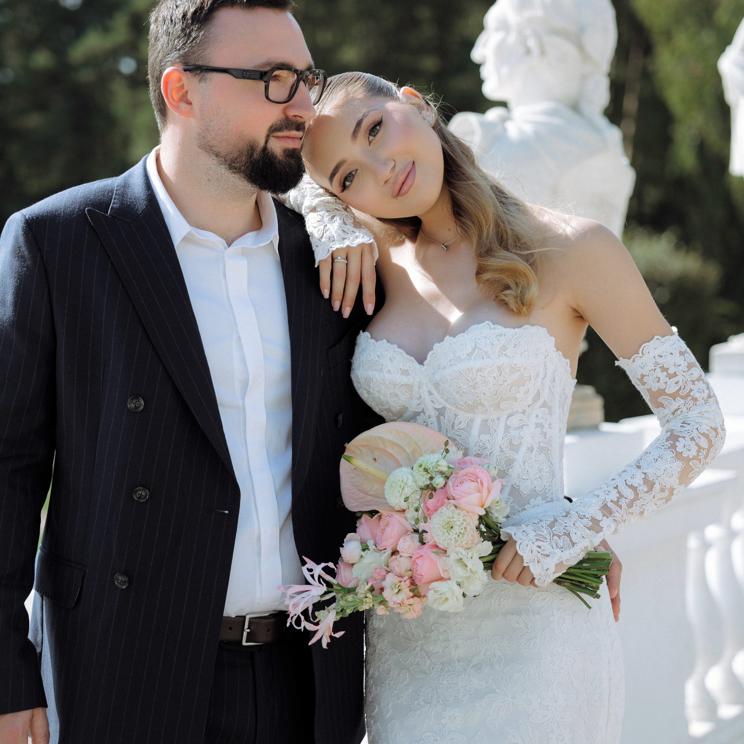 Свадебная фотосесссия в Архангельском. Фотограф в Москве Валерия Рожкова