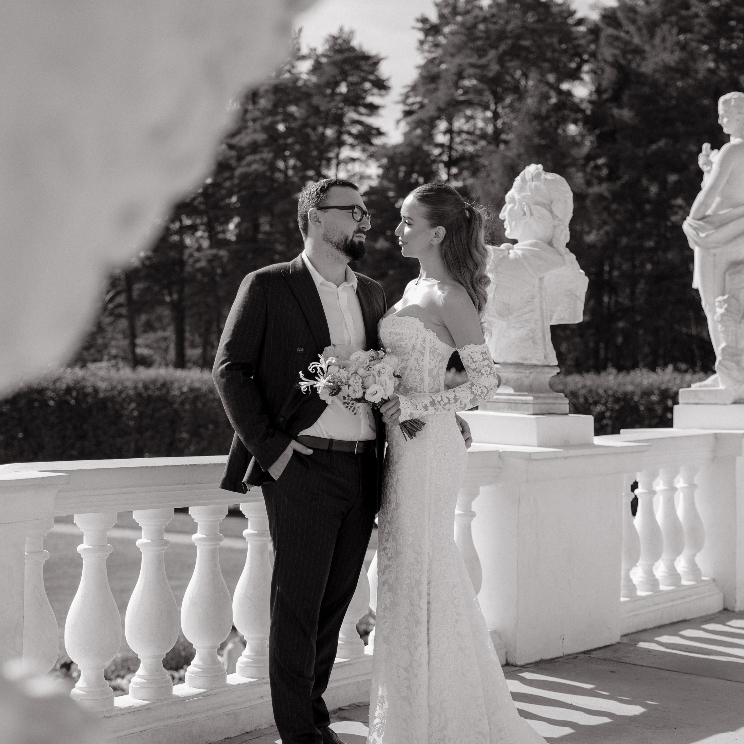 Свадебная фотосесссия в Архангельском. Фотограф в Москве Валерия Рожкова