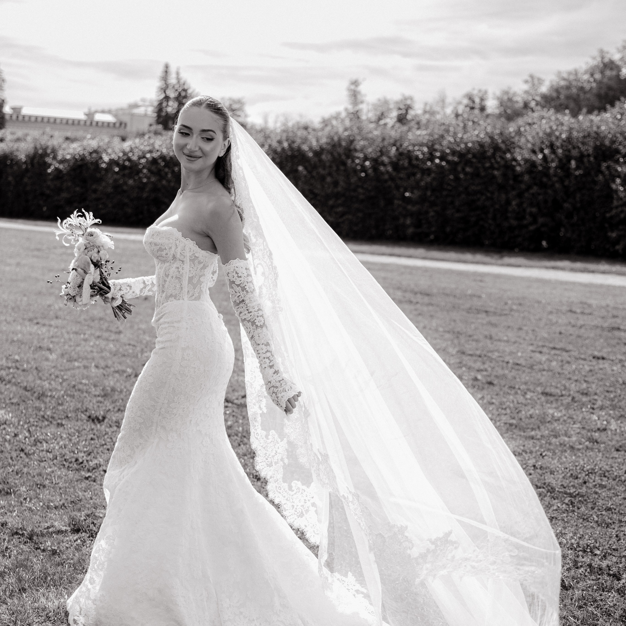 Свадебная фотосесссия в Архангельском. Фотограф в Москве Валерия Рожкова