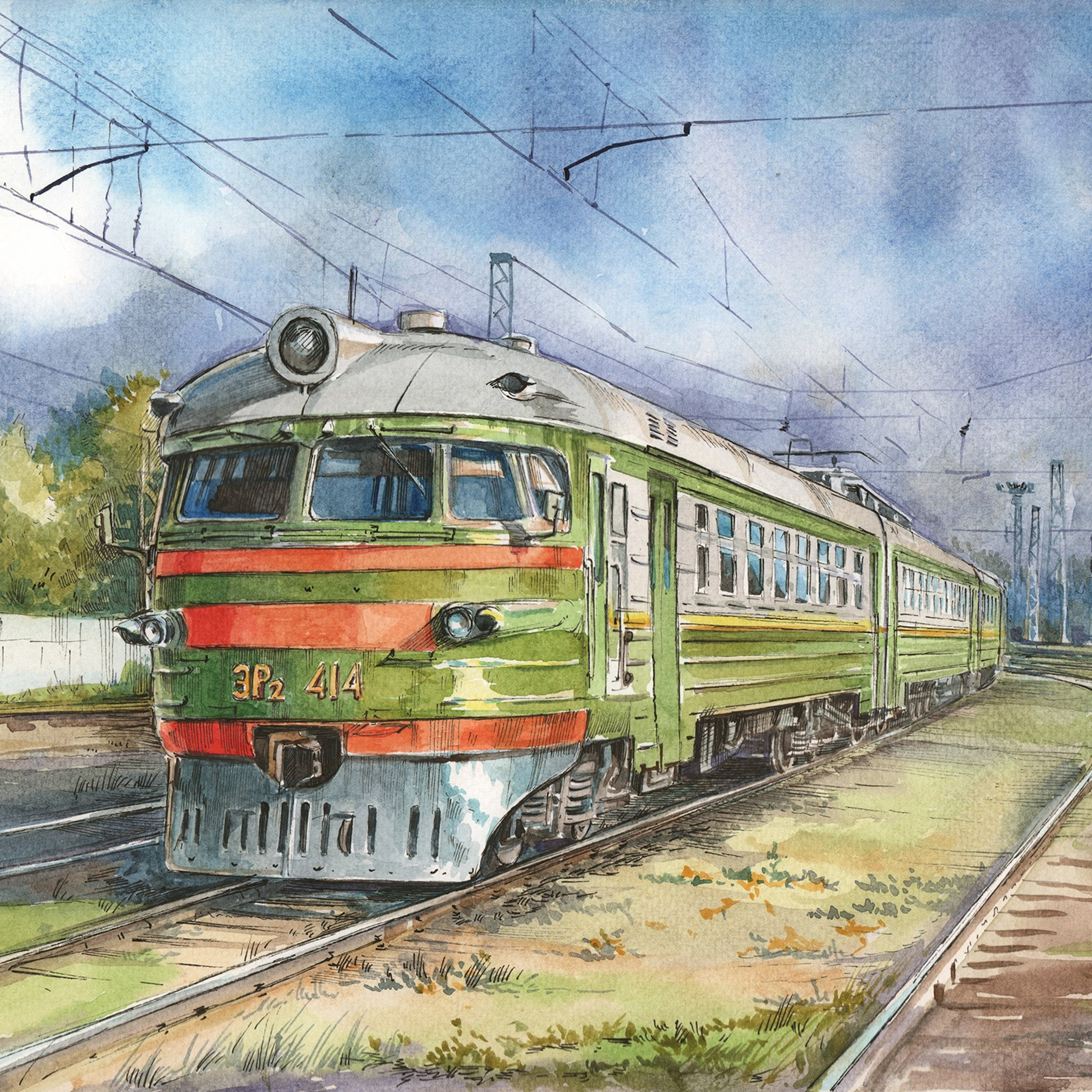 Пригородные поезда